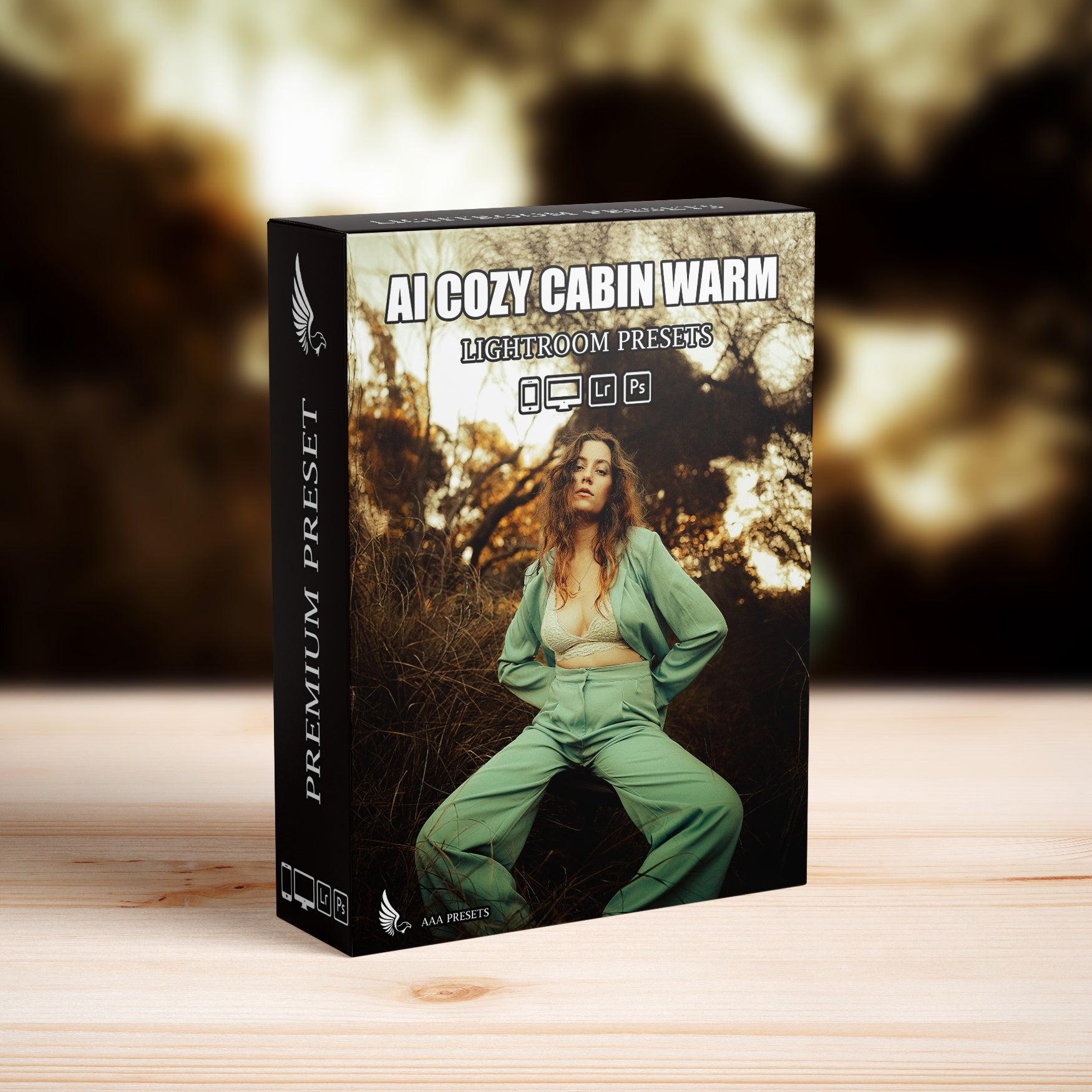 AI-Optimized Cinematic Cozy Cabin Warm Lightroom Presets - Lightroom Presets - by AAA Presets