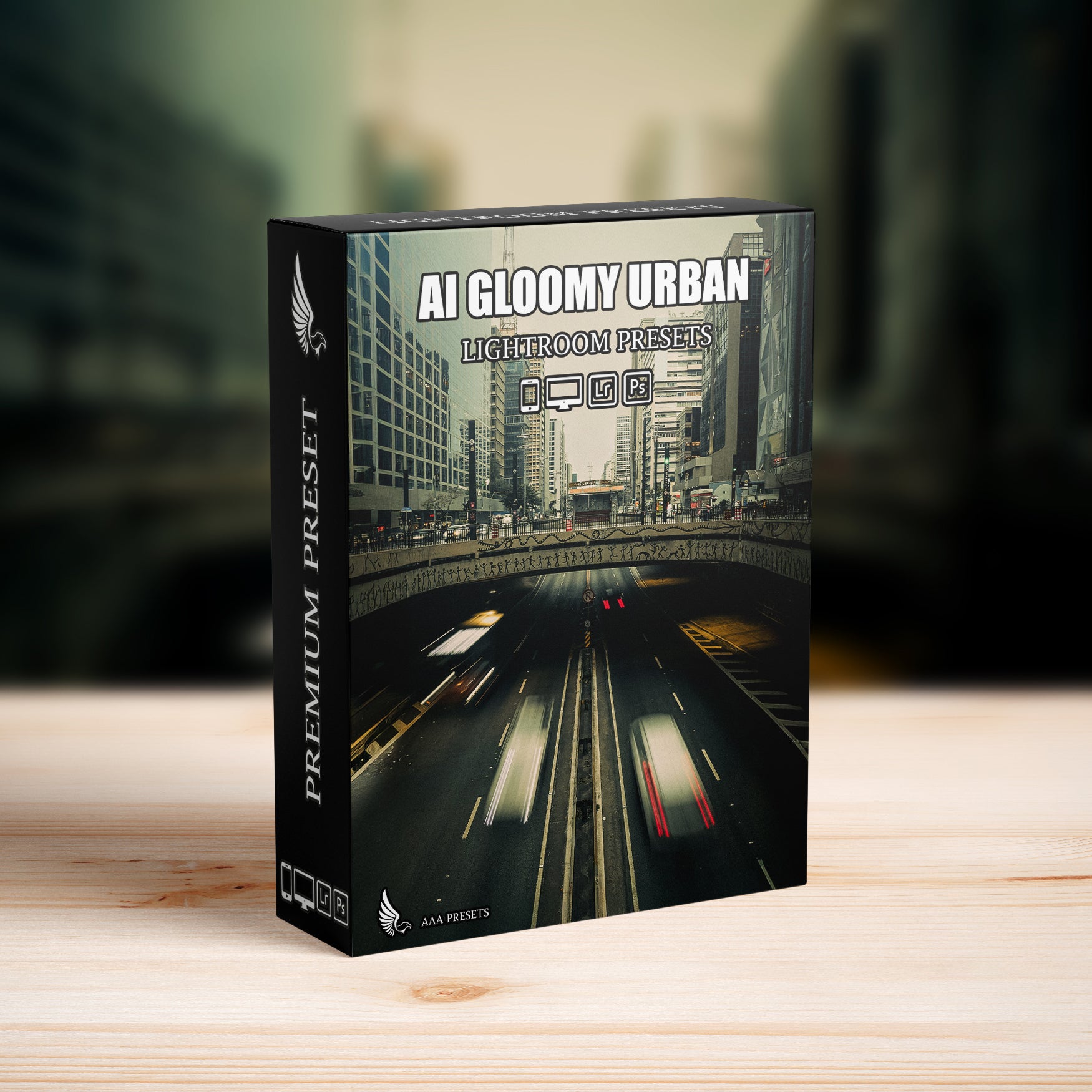 AI-Optimized Cinematic Gloomy Urban Look Lightroom Presets - Lightroom Presets - by AAA Presets