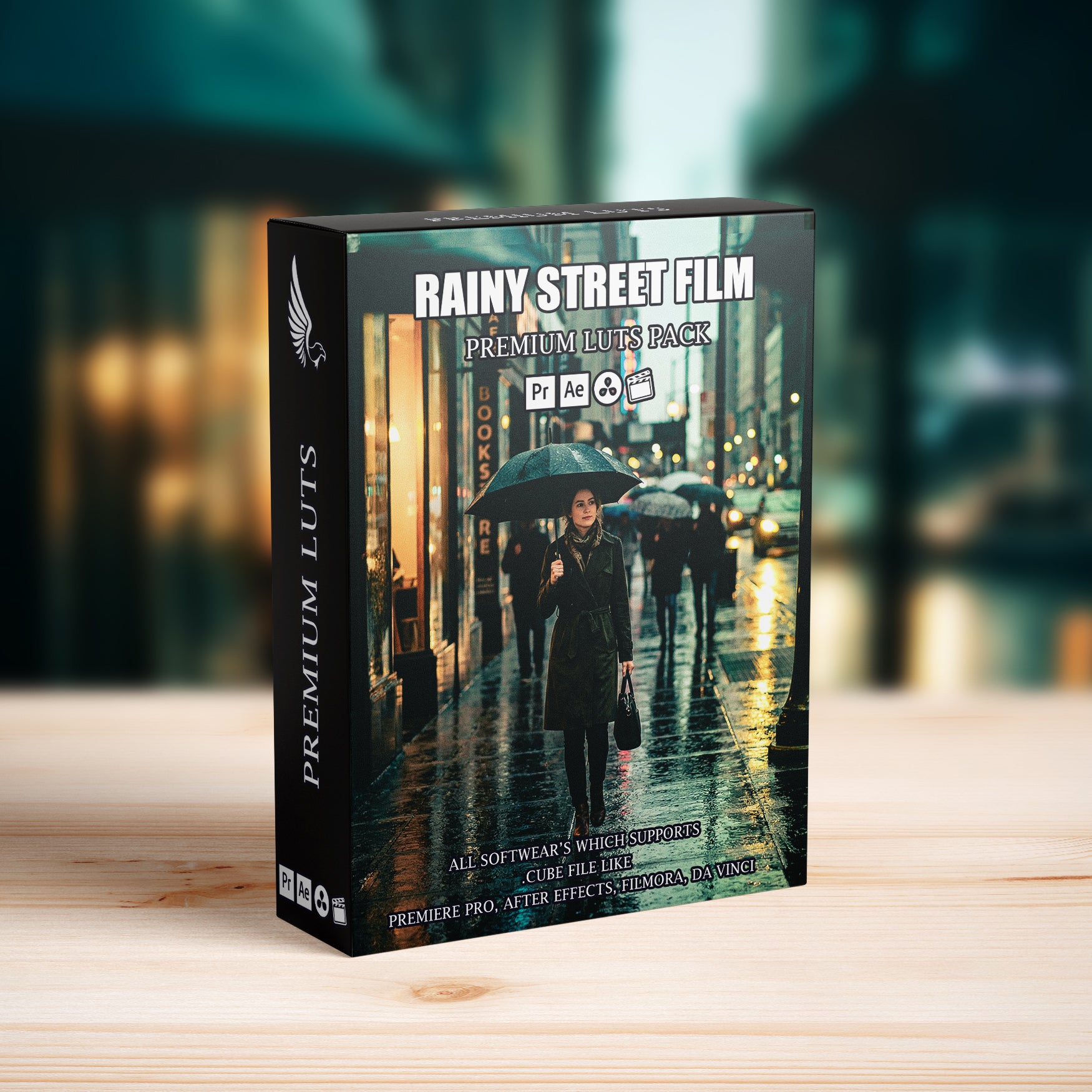 Cinematic Rainy Street Film LUTs Pack