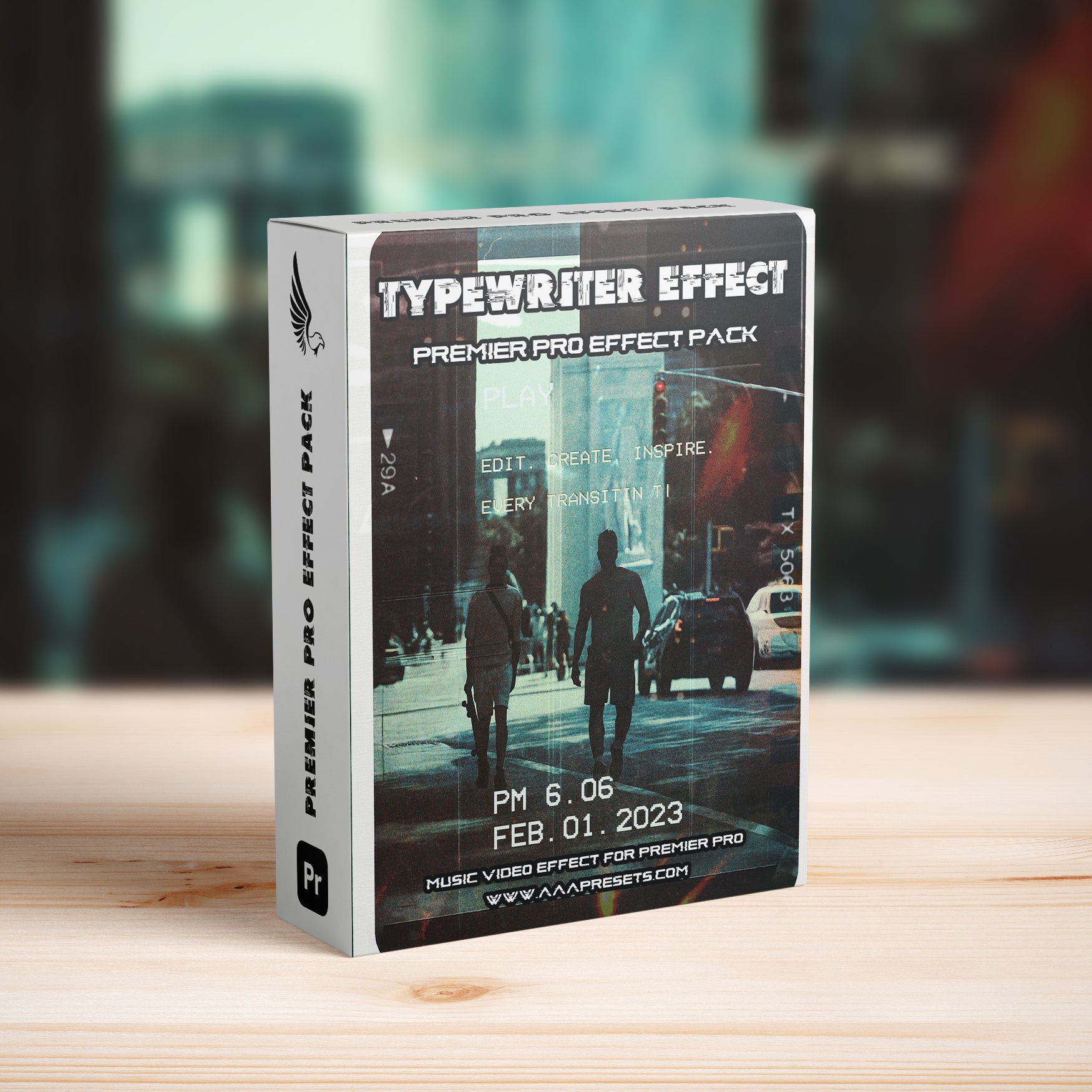 Vintage Typewriter 8mm Effect for Premiere Pro - Premiere Pro Transitions - by AAA Presets