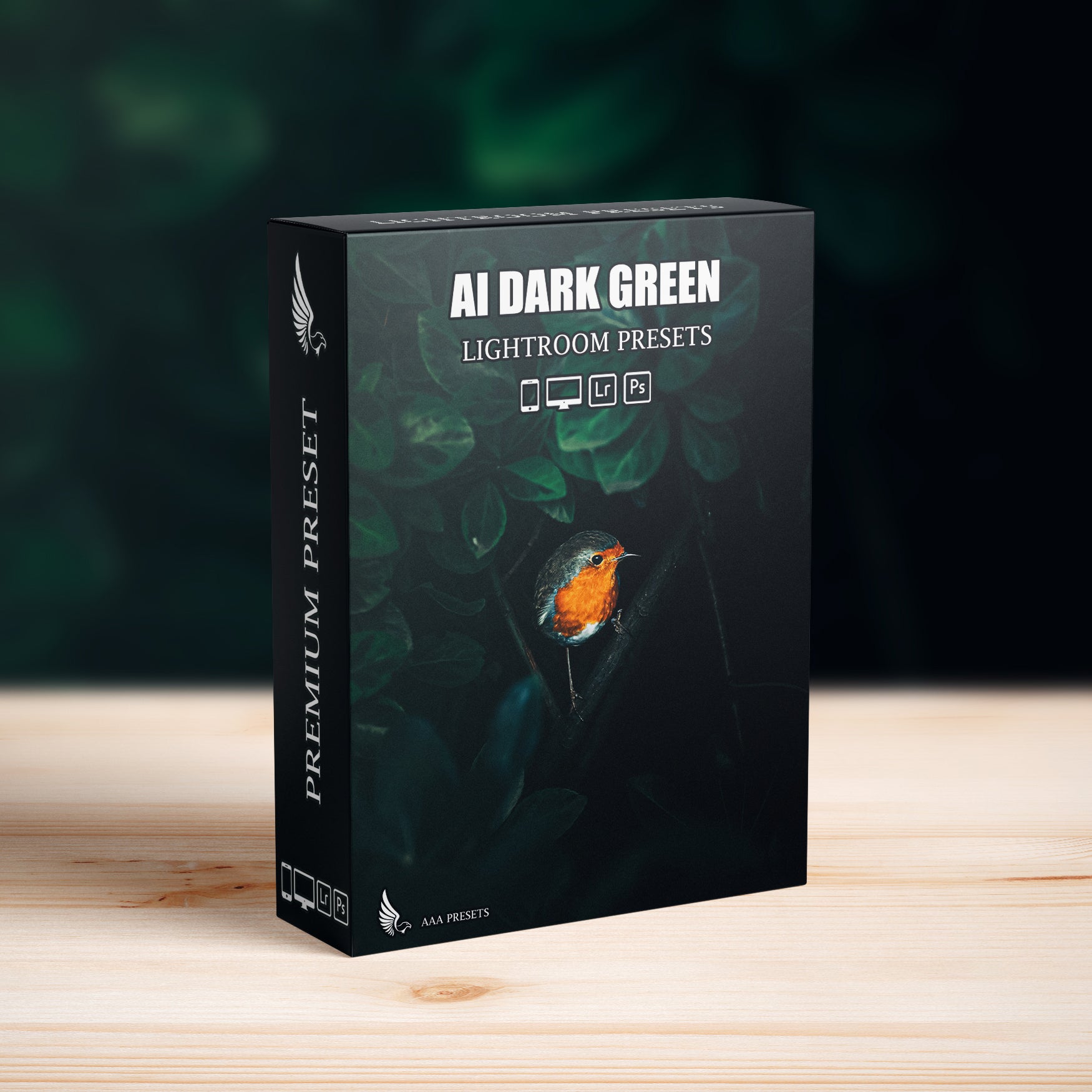 AI-Optimized Dark Green Lightroom Presets