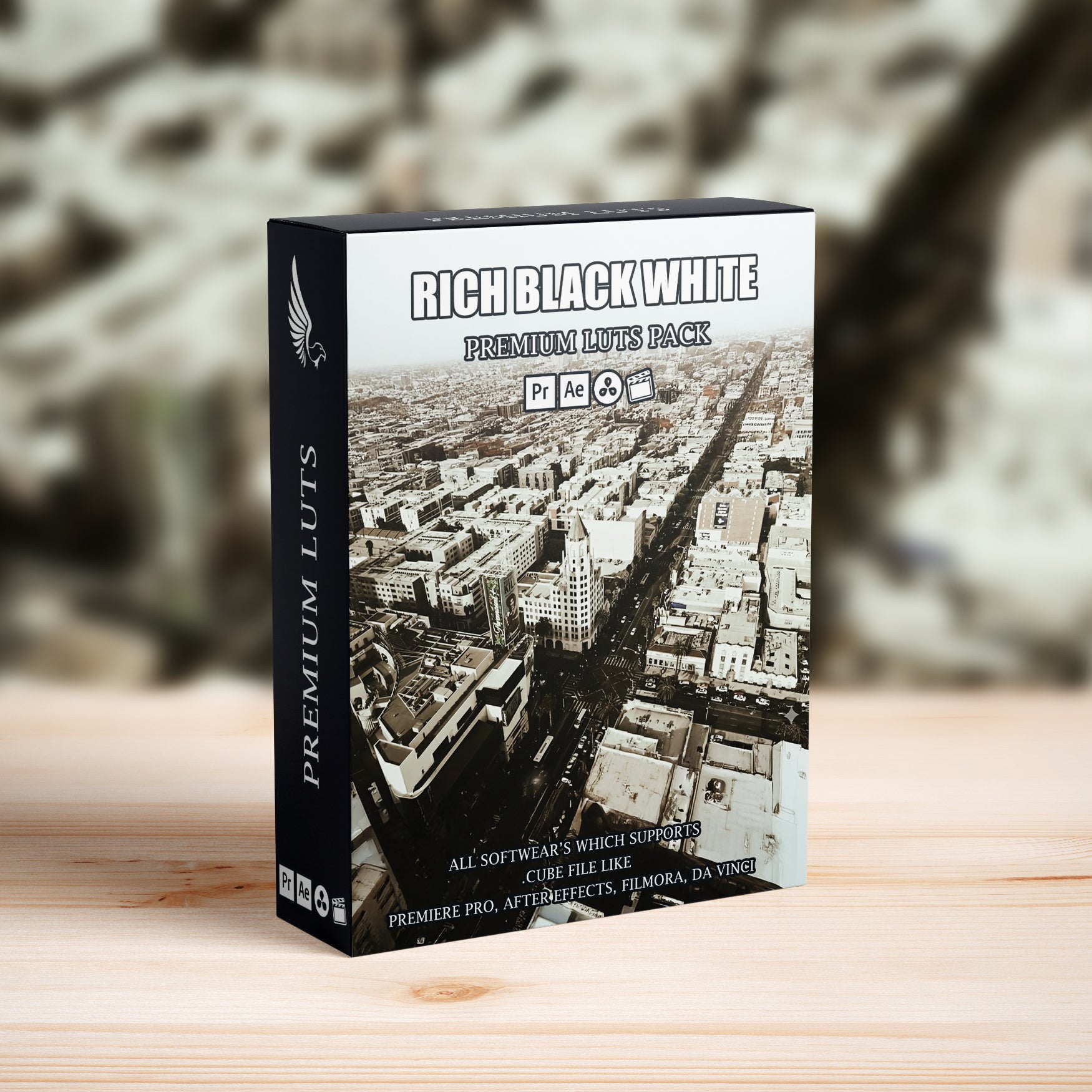 Cinematic Rich Black & White LUTs Pack - Video LUTs - by AAA Presets