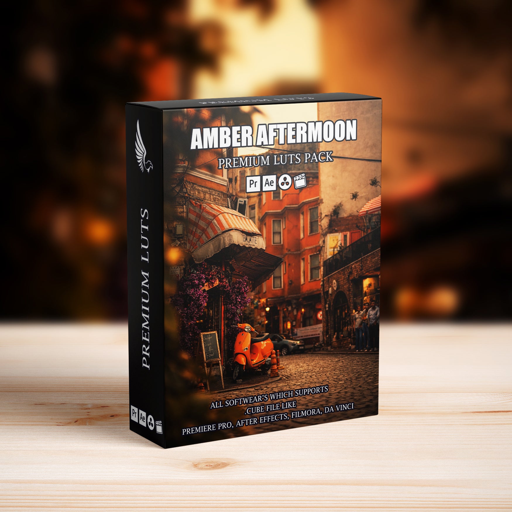 Cinematic Amber Afternoon LUTs Pack
