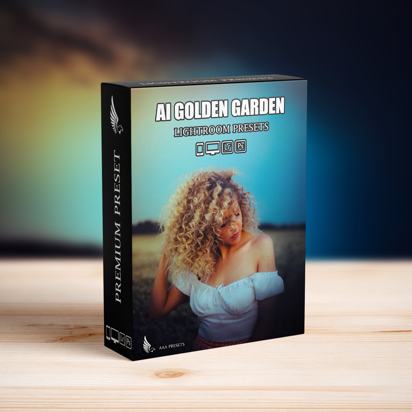 AI-Optimized Cinematic Golden Garden Lightroom Presets