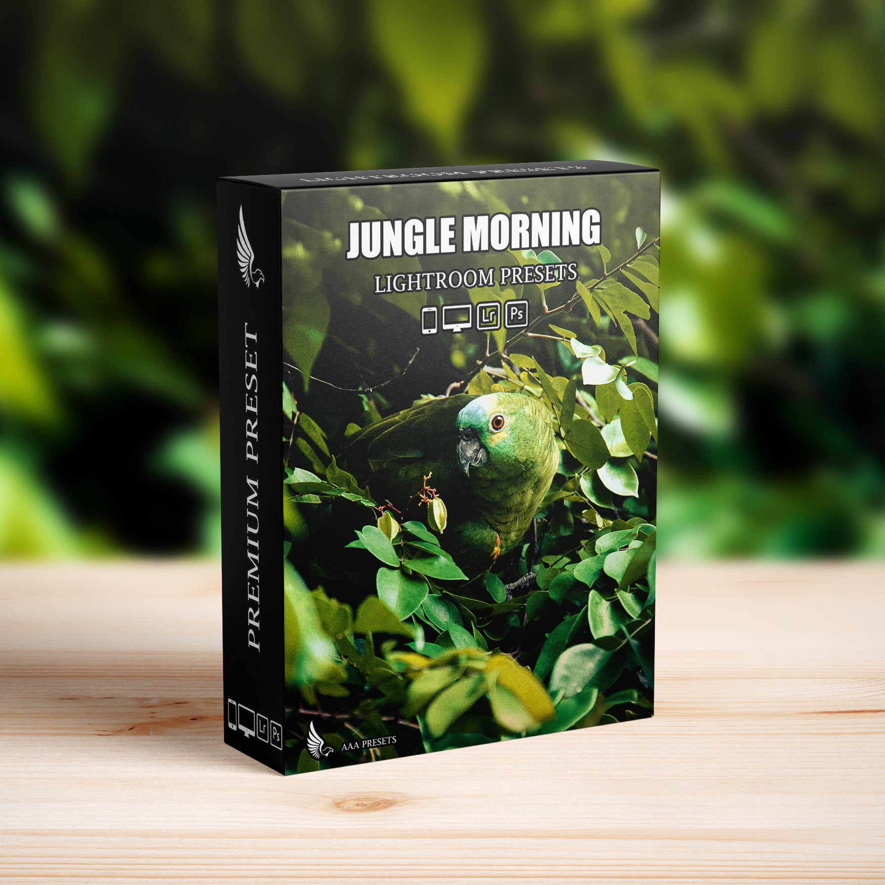 AI-Optimized Green Jungle Morning Cinematic Lightroom Presets