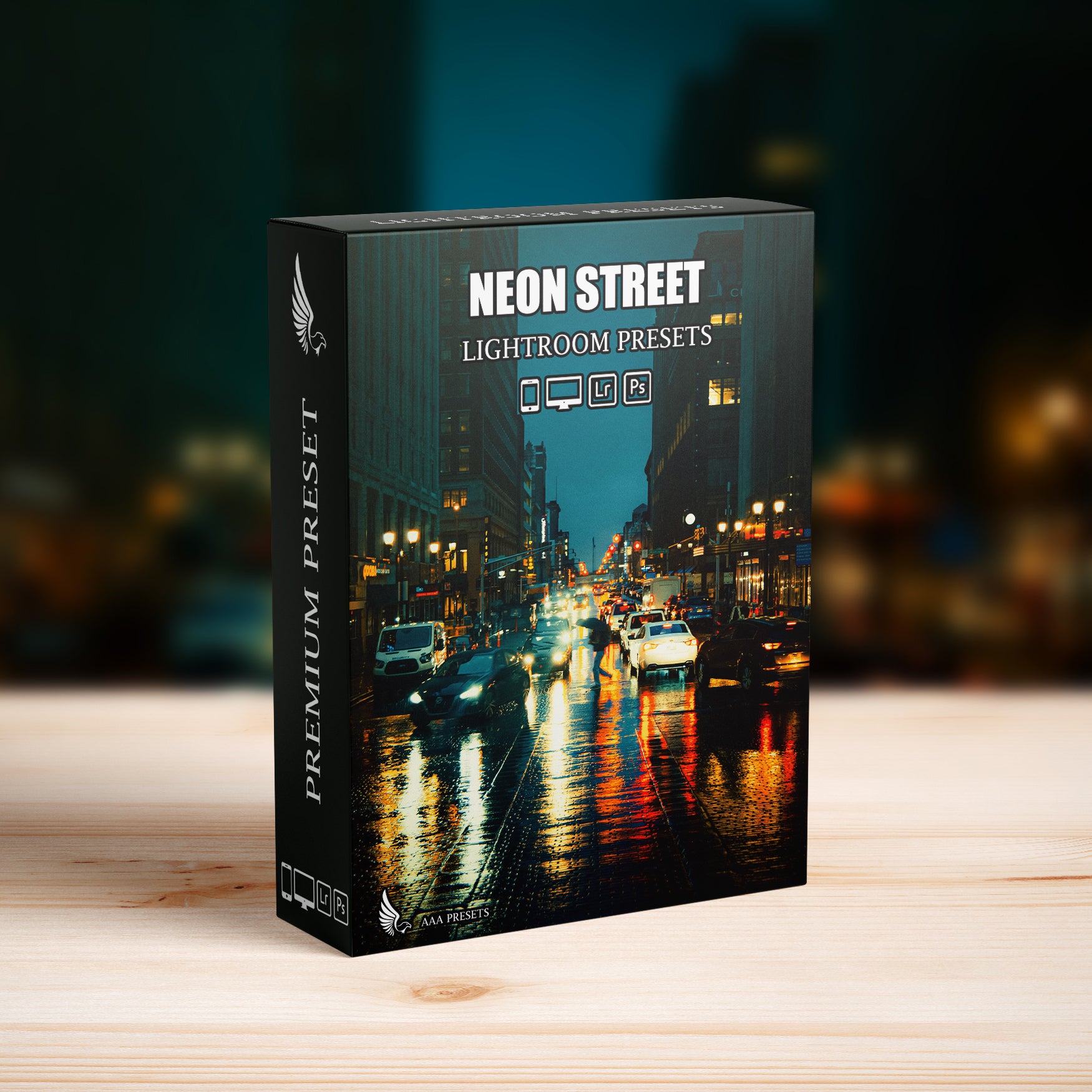 AI-Optimized Neon Street Lightroom Presets