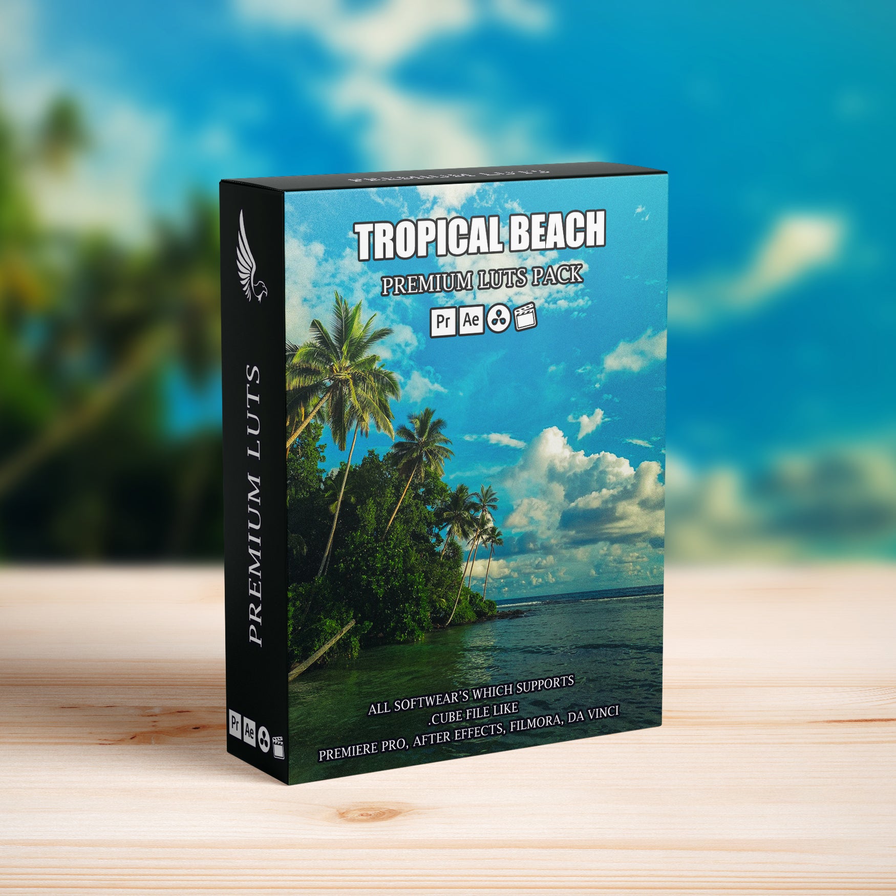 Cinematic Tropical Beach LUTs Pack