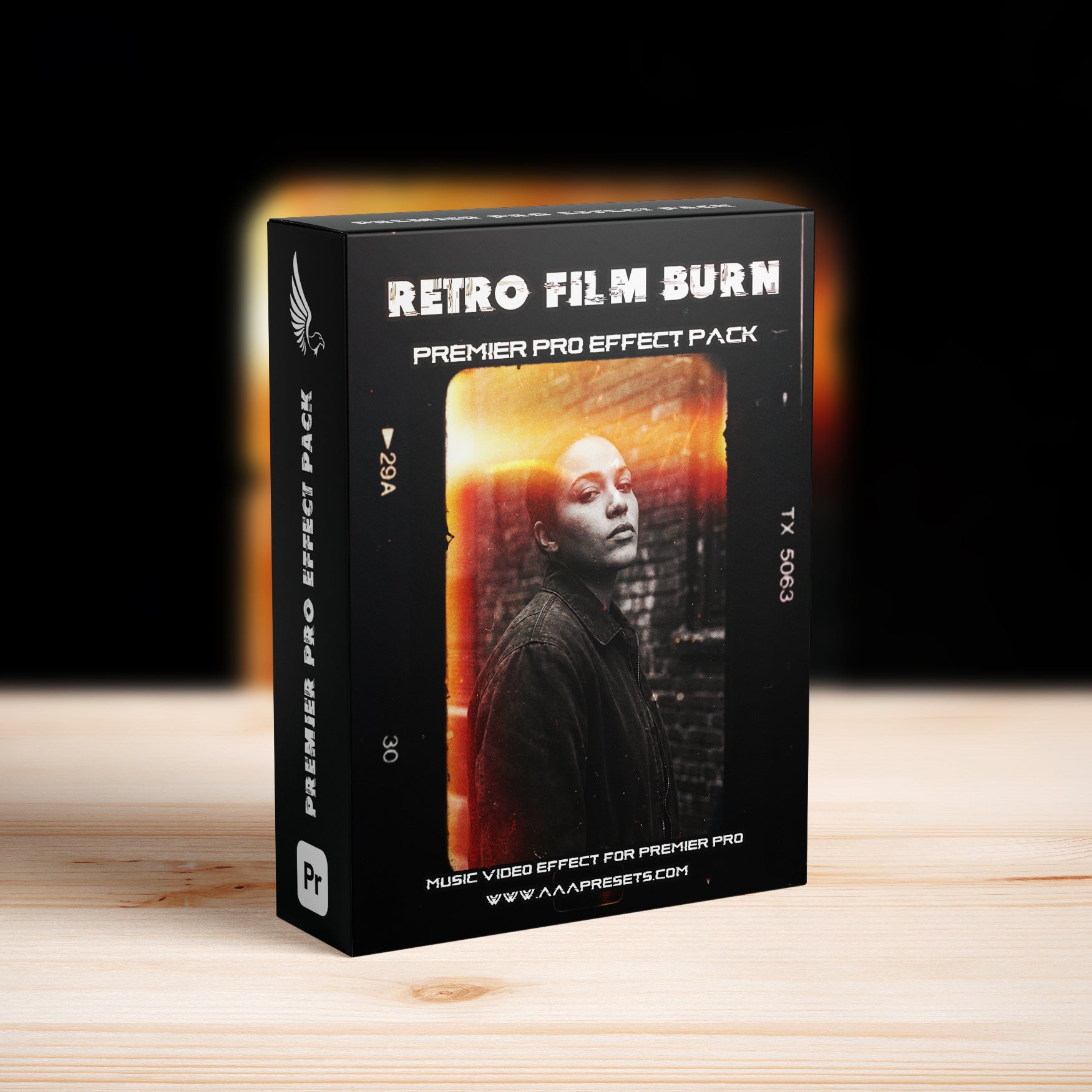 Vintage Retro Frame Film Burn Transitions for Premiere Pro - Premiere Pro Transitions - by AAA Presets