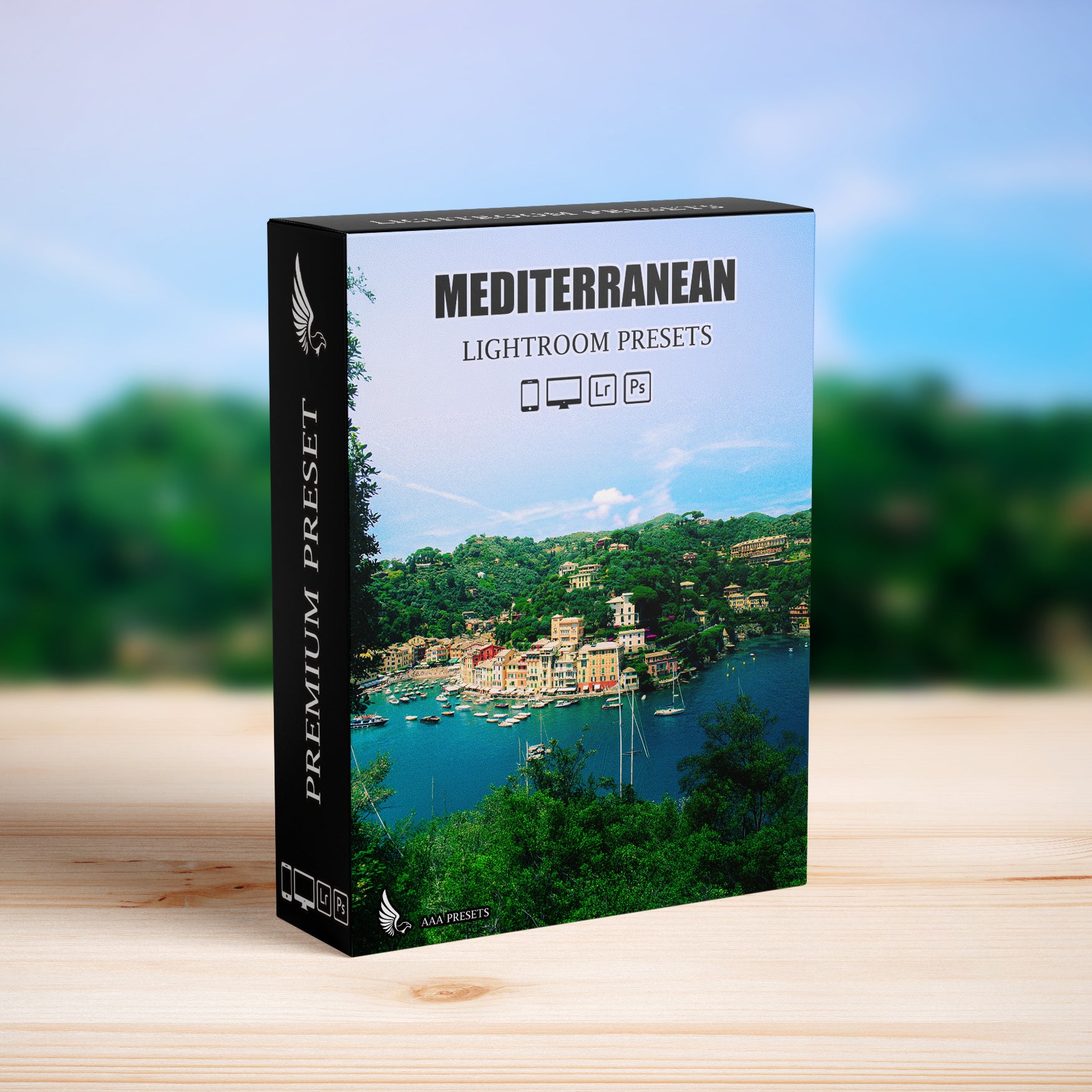 AI-Optimized Mediterranean Riviera Landscape Lightroom Presets