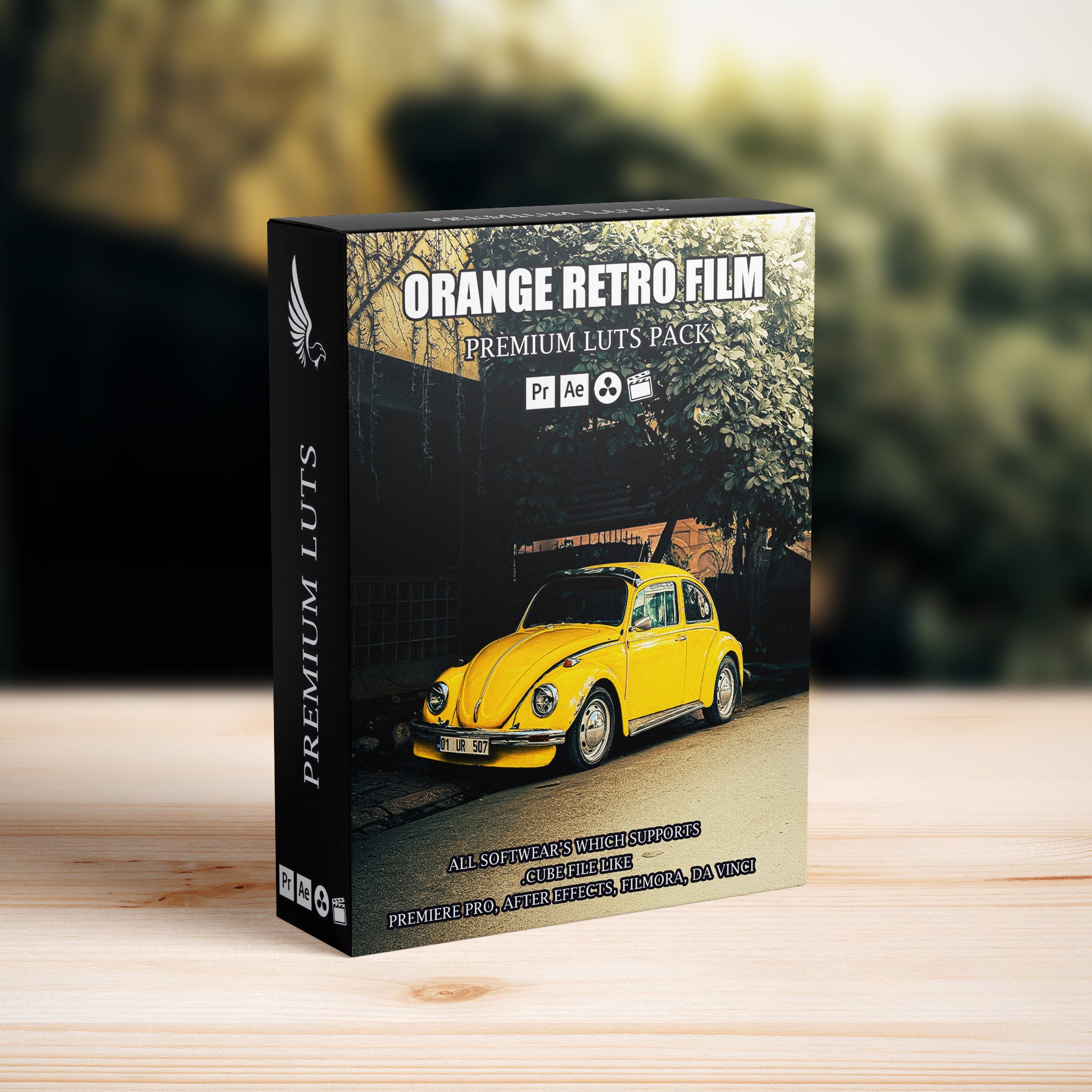 Orange Retro Film LUTs Pack