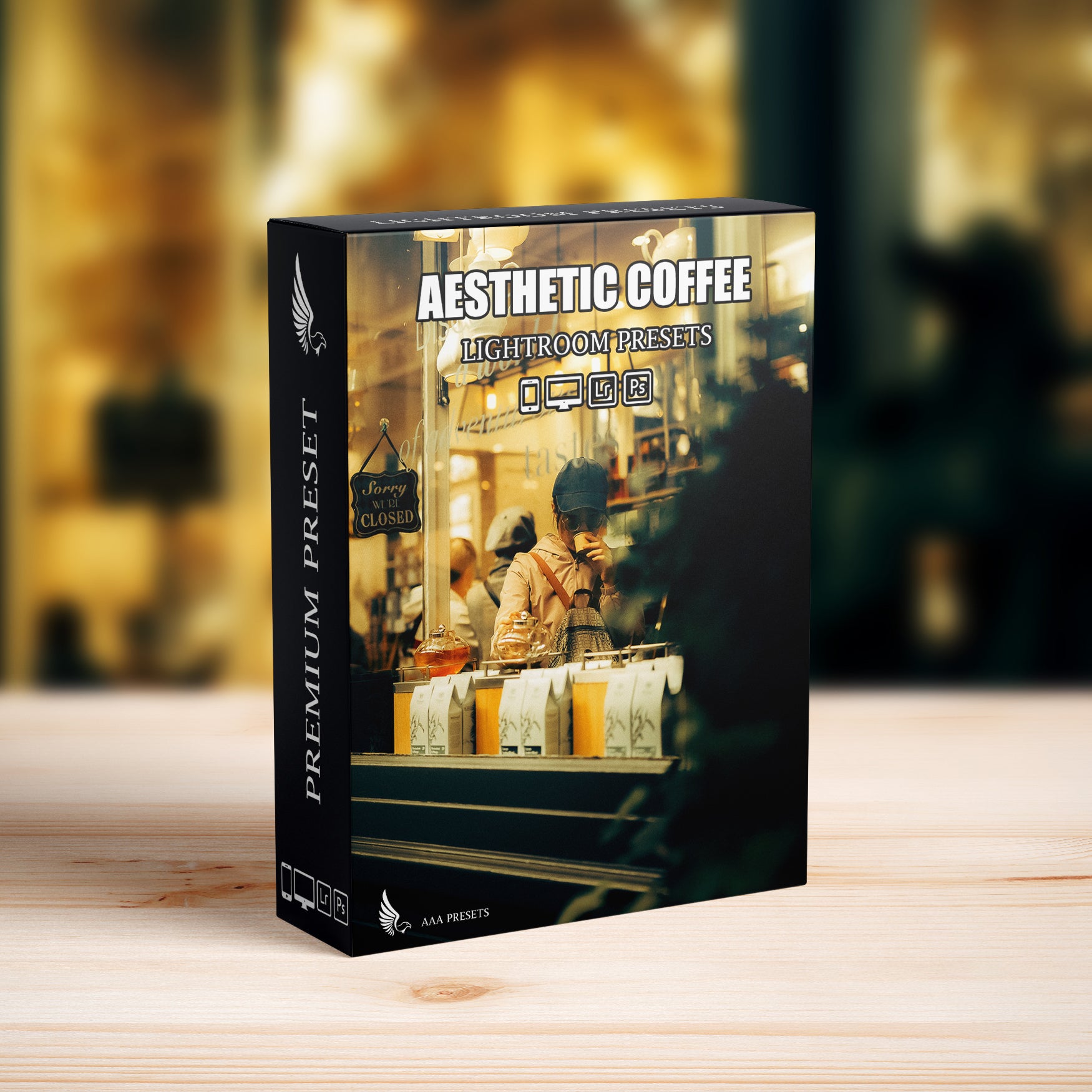 AI-Optimized Aesthetic Coffee Shop Warm Film Lightroom Presets
