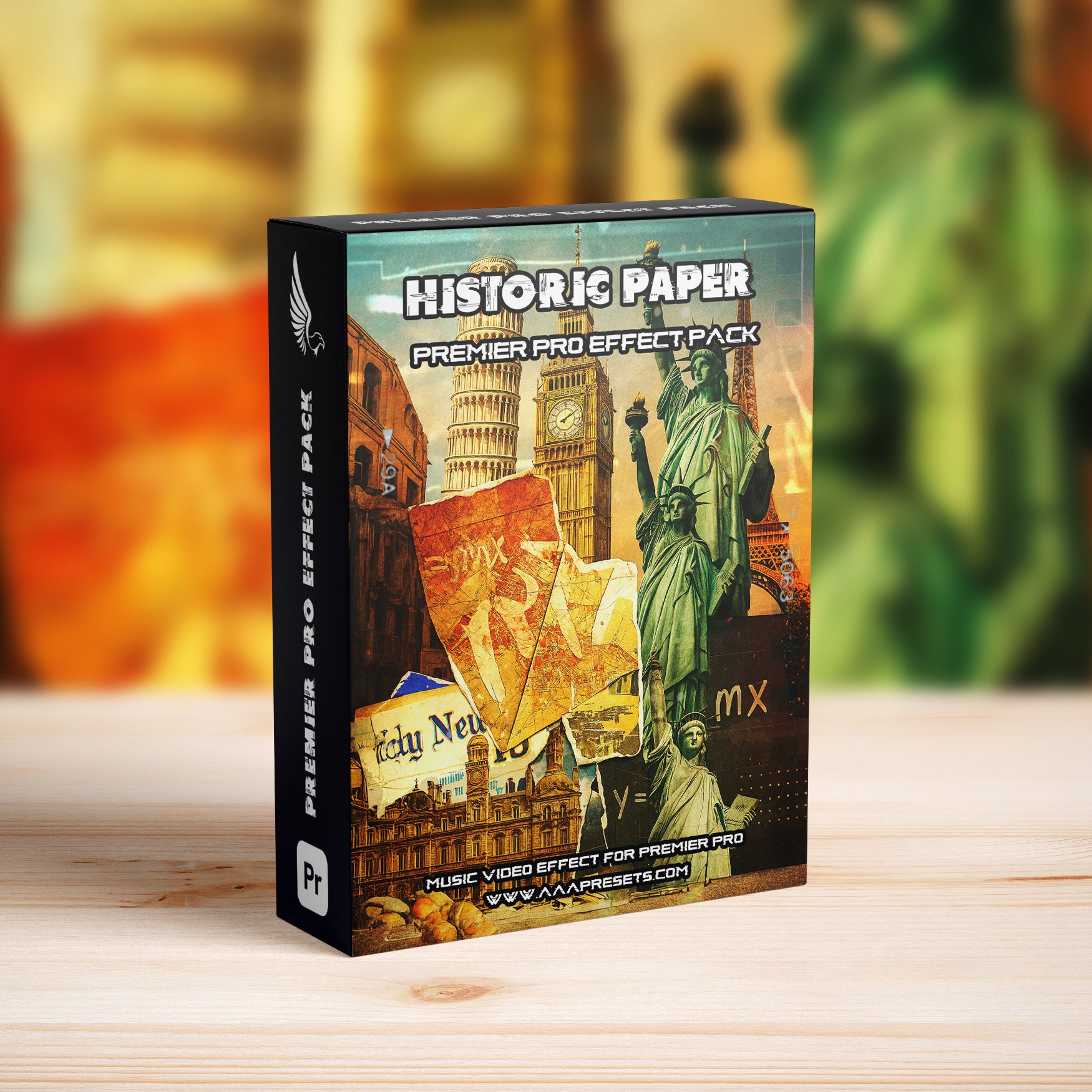 Historic Torn Paper Transitions in Premiere Pro - Premiere Pro Transitions - by AAA Presets