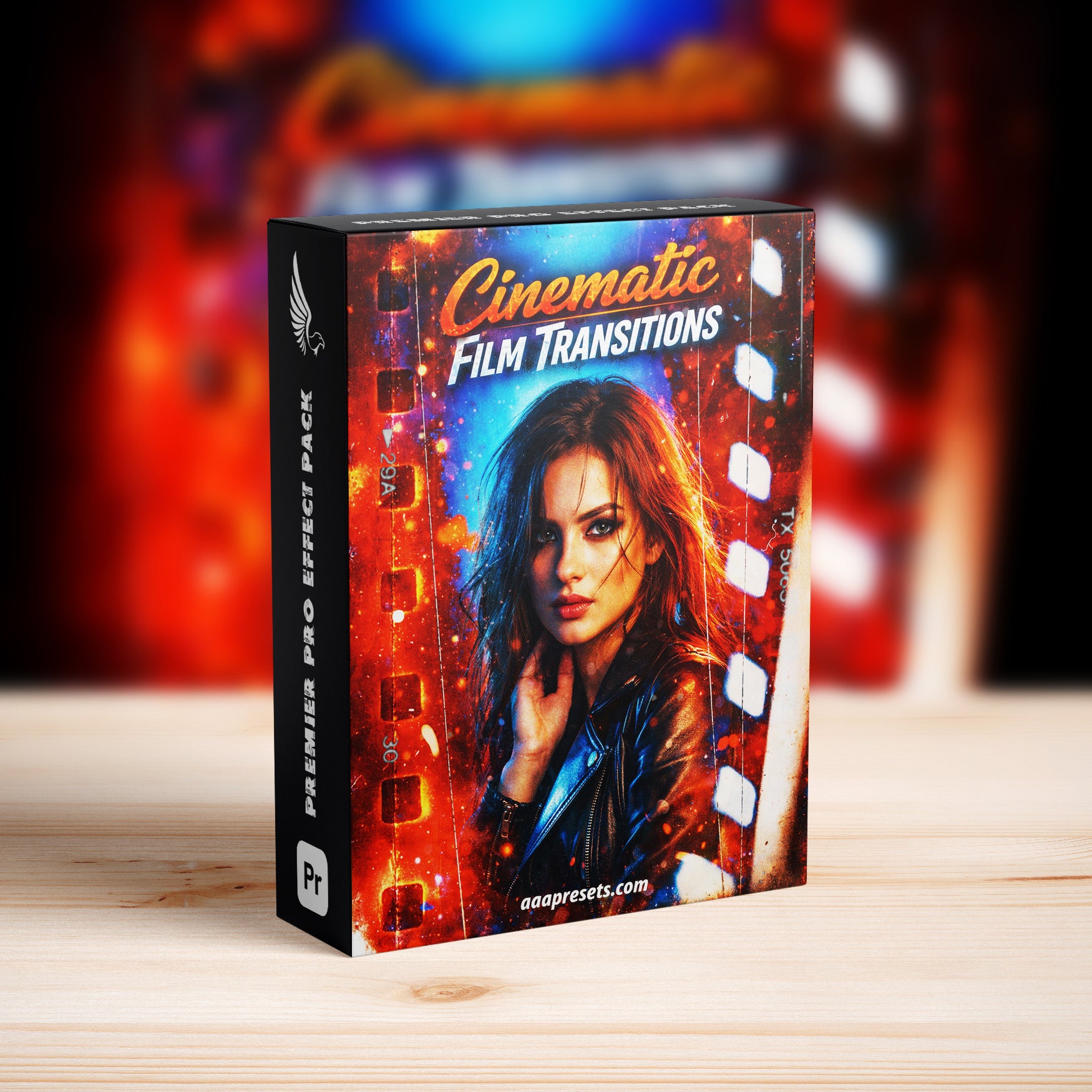 Old Movie Cinematic Film Transitions for Premiere Pro FHD