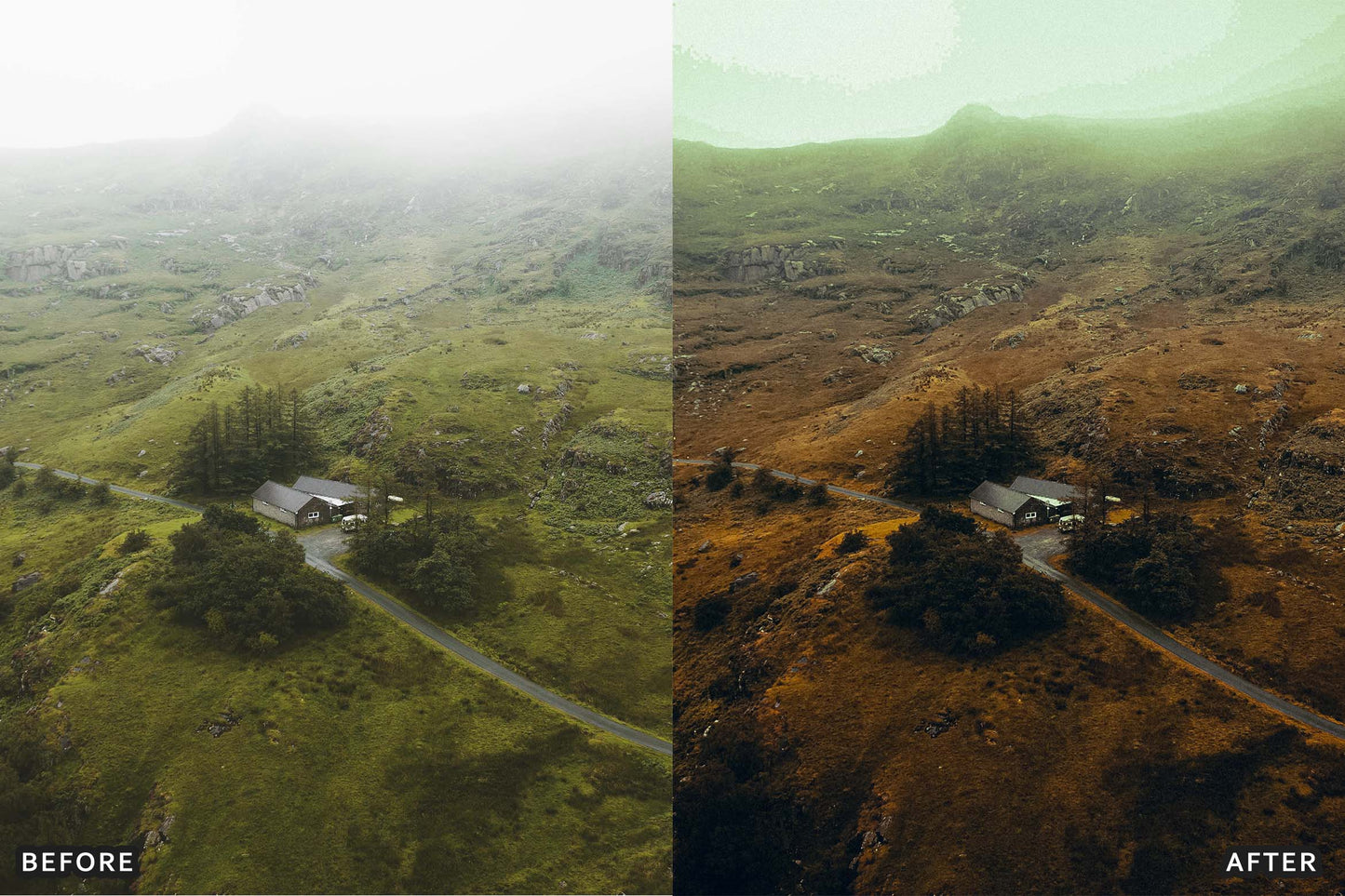 Landscape Cinematic Lightroom Presets Pack