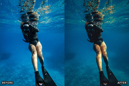 Scuba Diving Lightroom Presets Pack