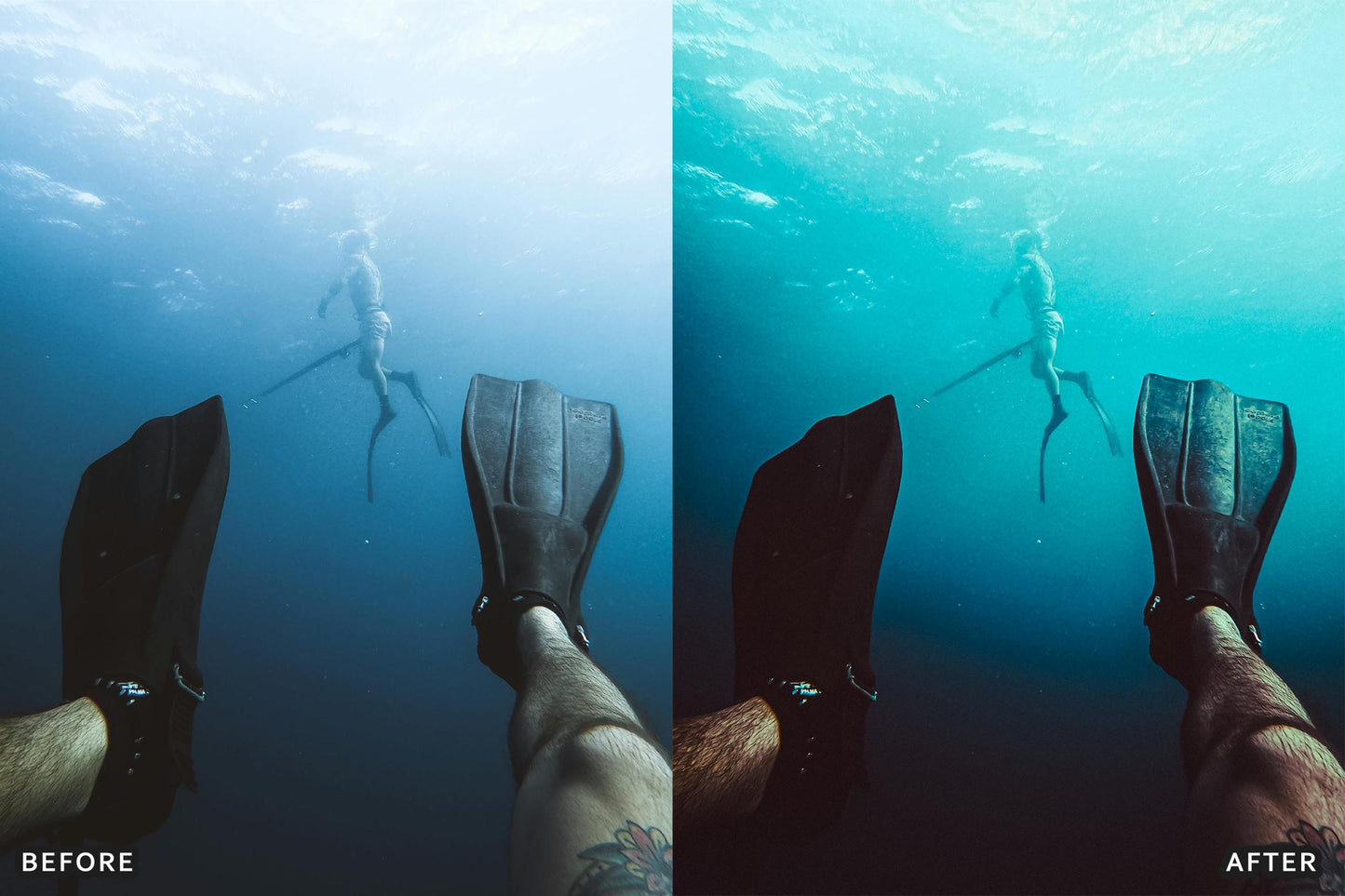 Cinematic Underwater Lightroom Presets Pack