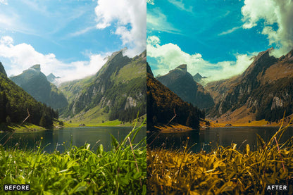 Landscape Cinematic Lightroom Presets Pack