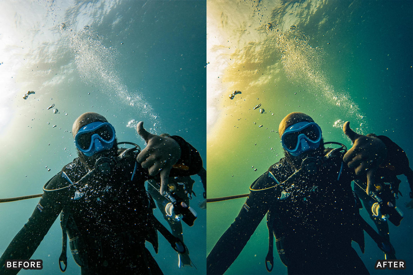 Scuba Diving Lightroom Presets Pack