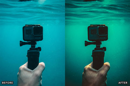 Cinematic Underwater Lightroom Presets Pack