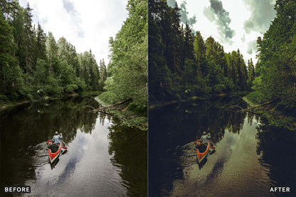 Deep Green Nature Lightroom Presets Pack