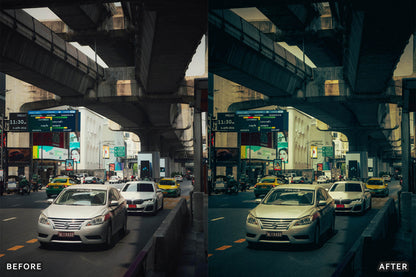 Cinematic Film Street Lightroom Presets