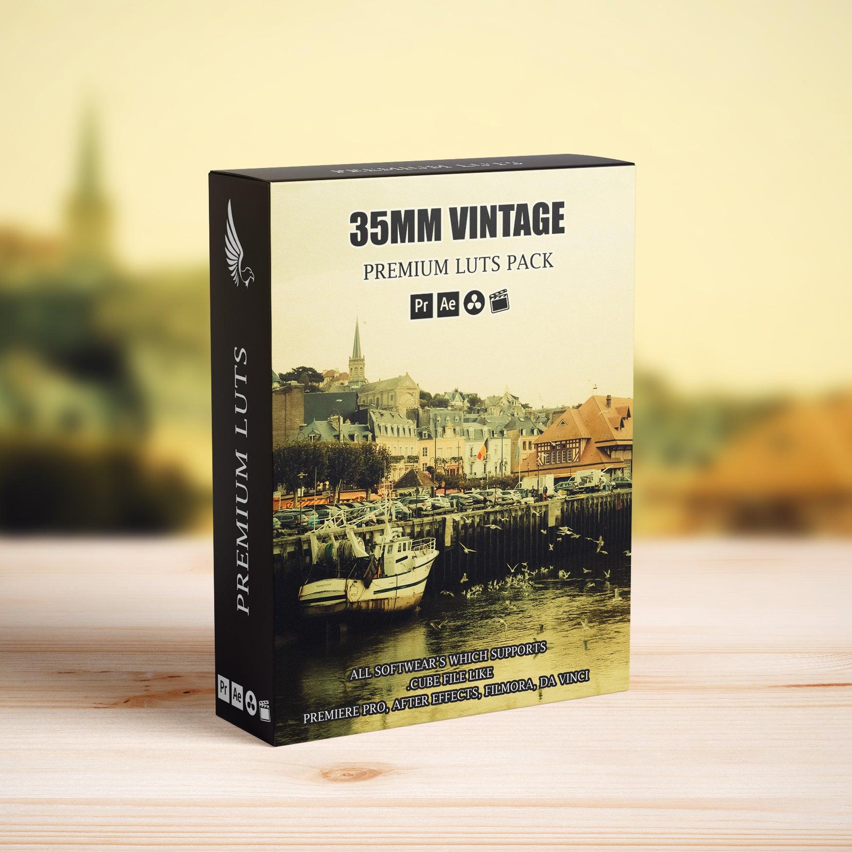 35mm Film Vintage Retro LUTs Pack - Video LUTs - by AAA Presets