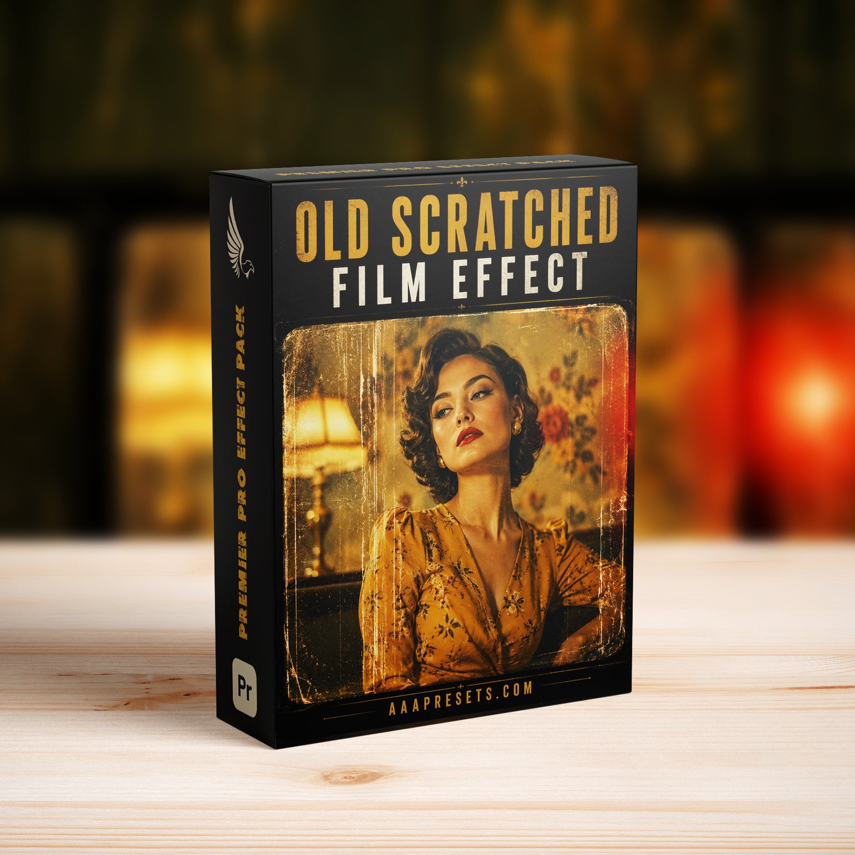 Vintage Old Film Effect for Premiere Pro – 4K Dust & Scratches