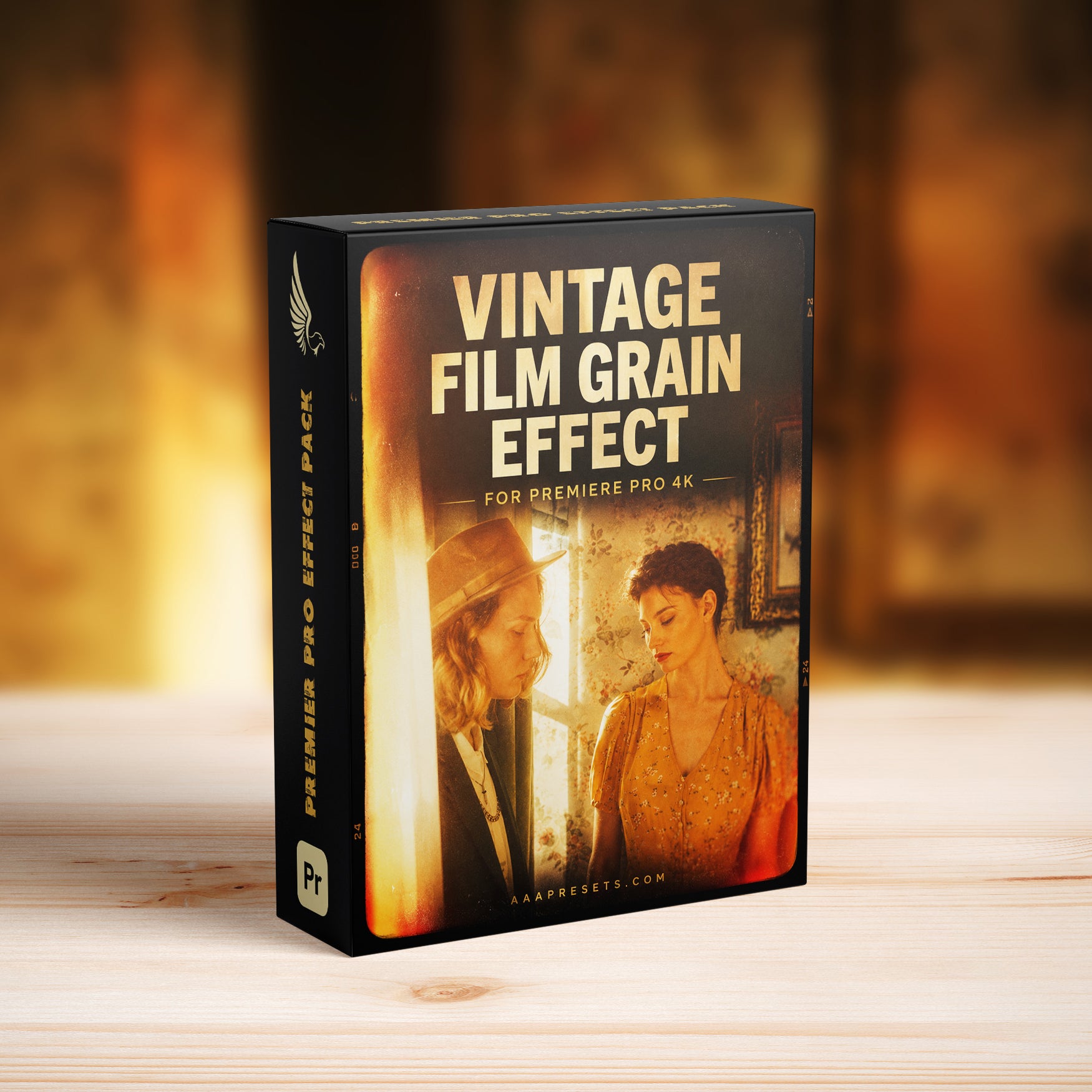 4K + Full HD Vintage Film Grain Effect for Premiere Pro