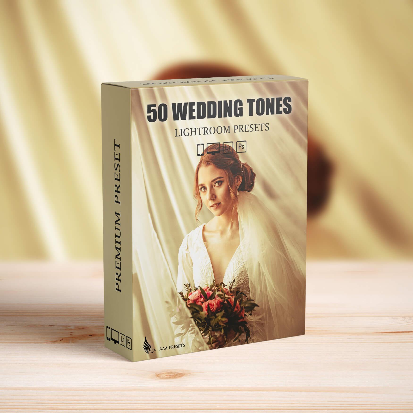 50 Wedding Lightroom Presets for Photography - Wedding Lightroom Presets - by AAA Presets