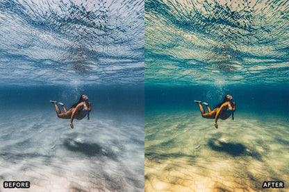 Scuba Diving Lightroom Presets Pack