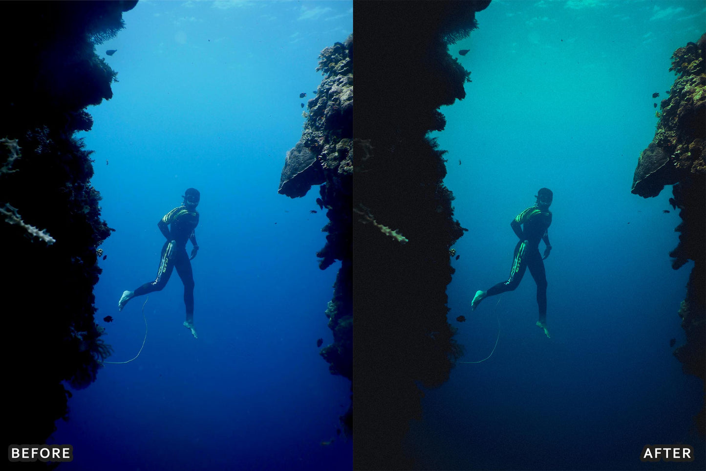 Scuba Diving Lightroom Presets Pack