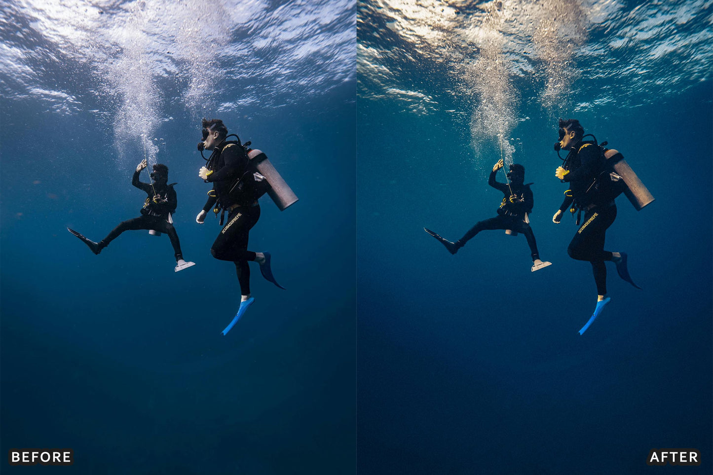 Scuba Diving Lightroom Presets Pack