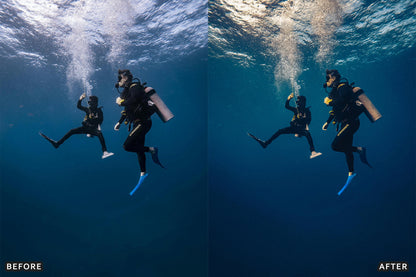 Scuba Diving Lightroom Presets Pack