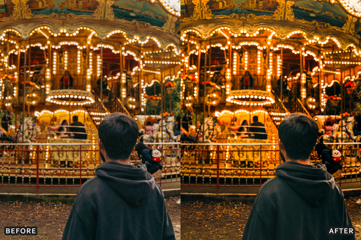 Autumn Carnival Night Lightroom Presets before and after photo example 13