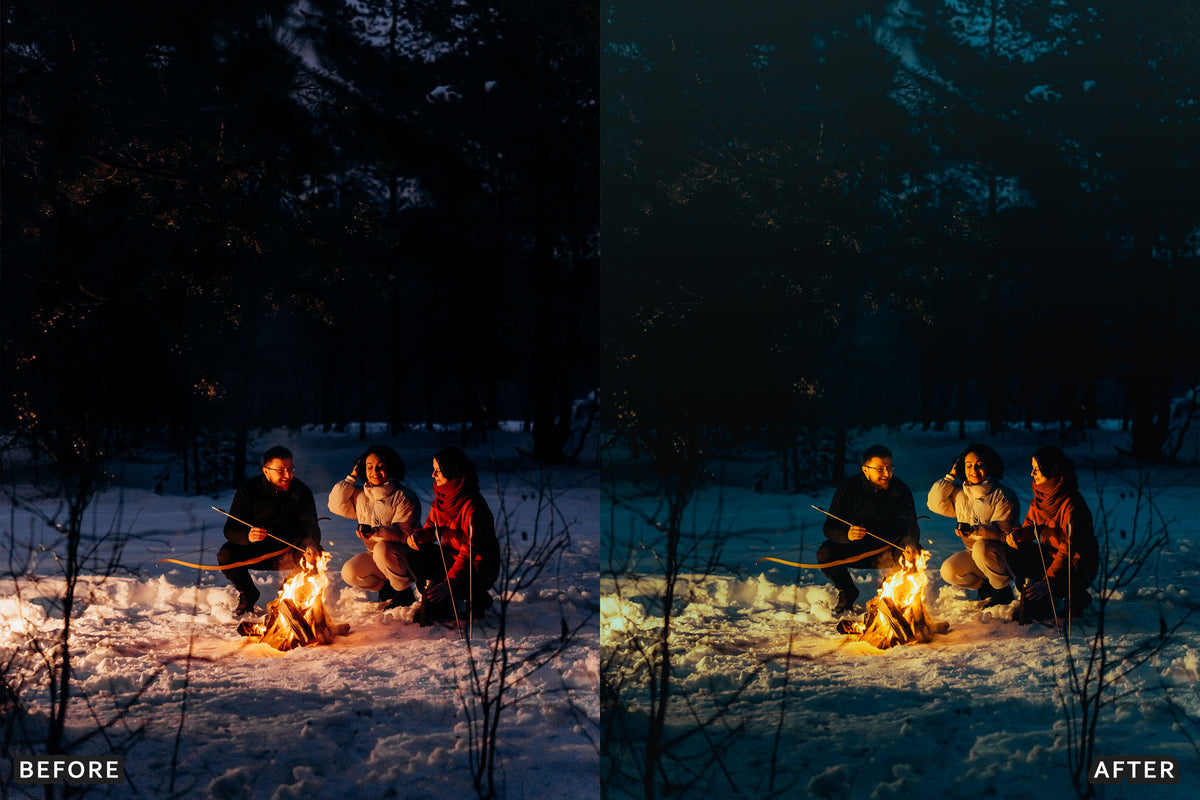 Bonfire Night Glow Lightroom Presets before and after photo example 02