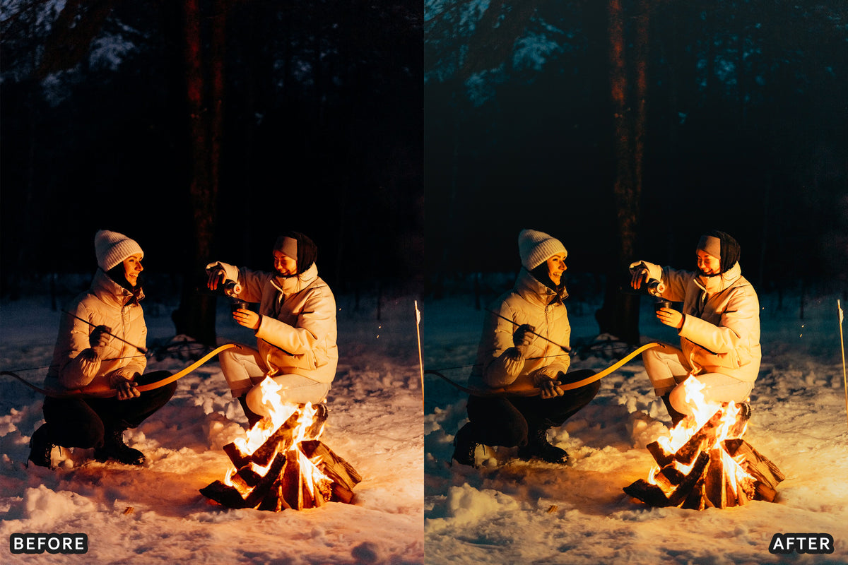 Bonfire Night Glow Lightroom Presets before and after photo example 07