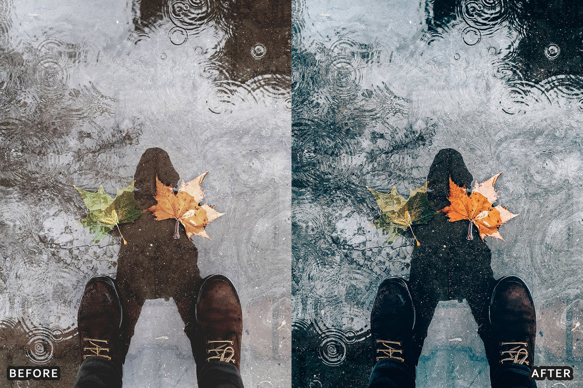 Fall Cinematic Rain Film Lightroom Presets before and after photo example 10