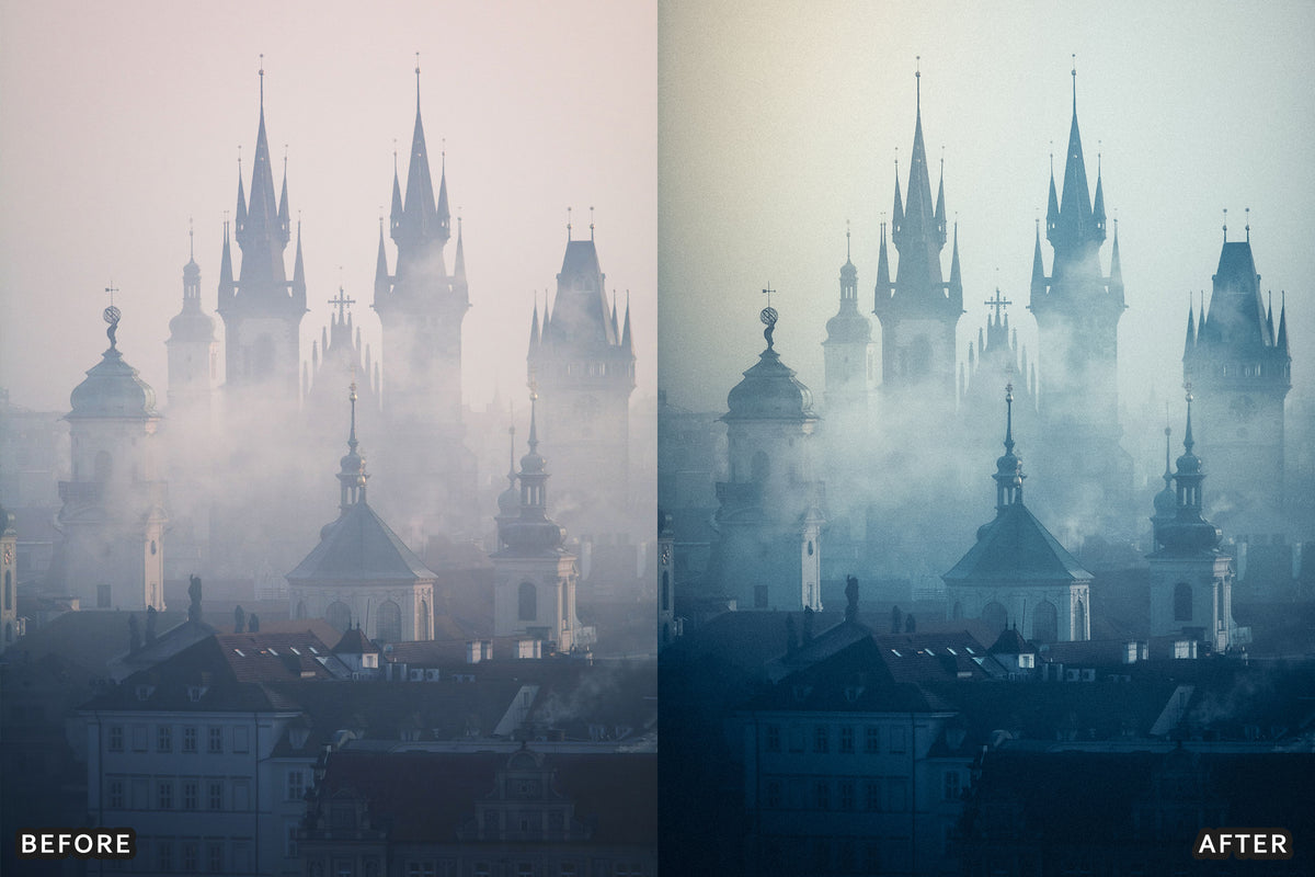 Foggy Gothic Film Lightroom Presets before and after photo example 09