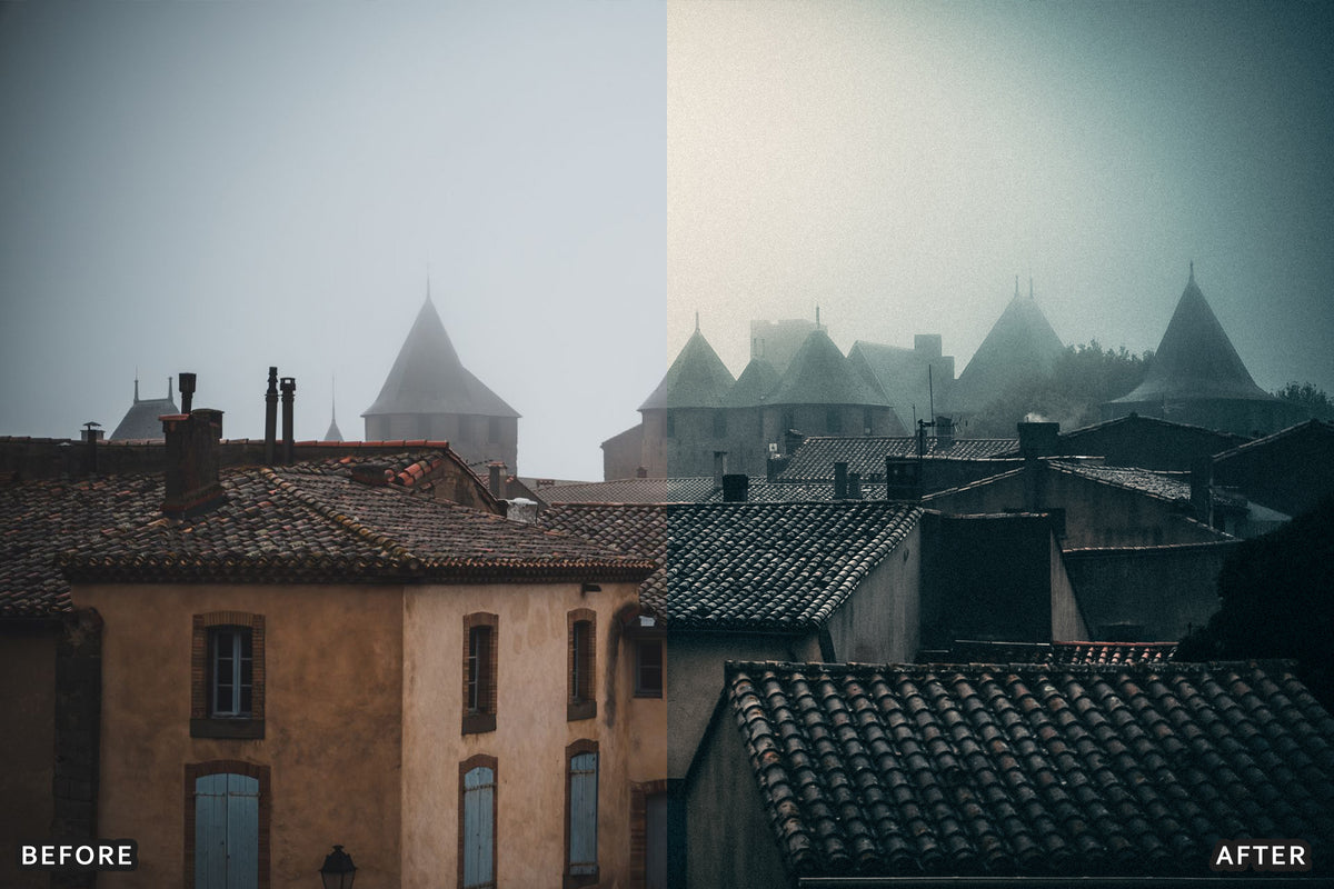 Foggy Gothic Film Lightroom Presets before and after photo example 15