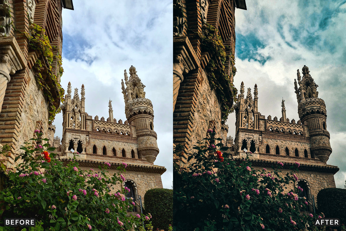 Gothic Manor Lightroom Presets before and after photo example 03