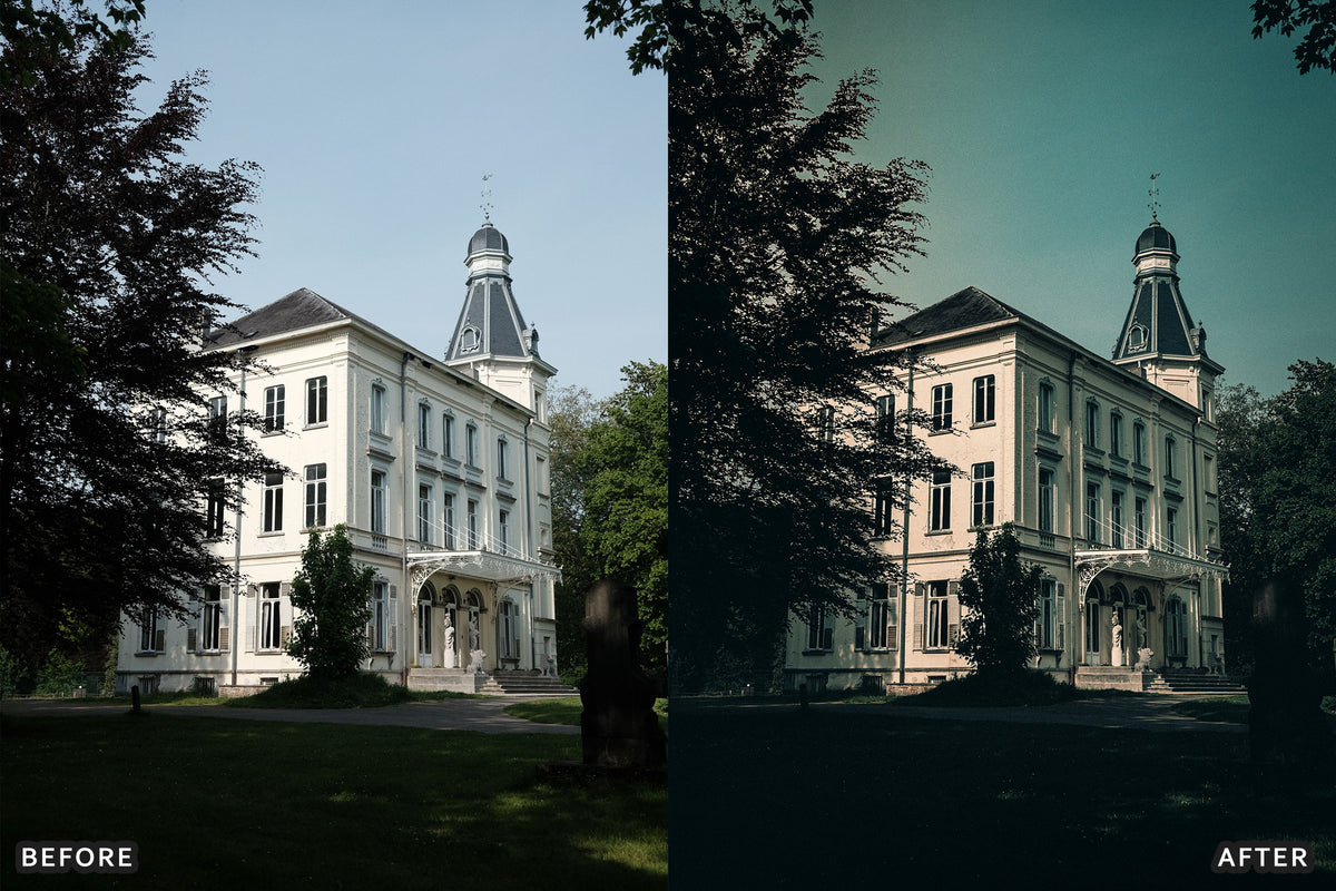 Gothic Manor Lightroom Presets before and after photo example 11