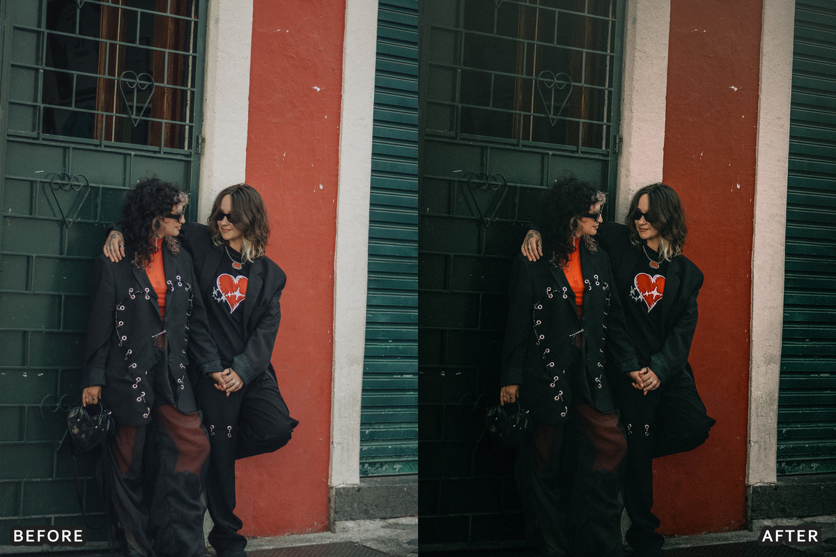 Gothic Romance Lightroom Presets before and after photo example 03