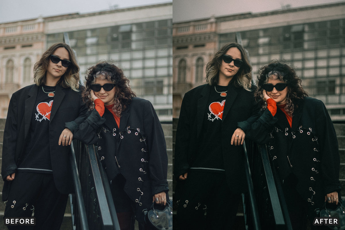 Gothic Romance Lightroom Presets before and after photo example 04