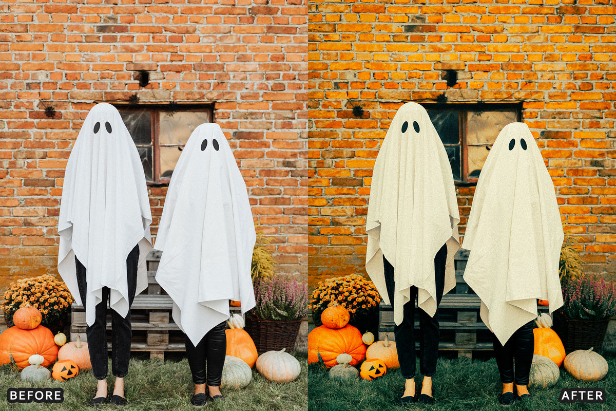 Halloween Flash Party Lightroom Presets before and after photo example 03