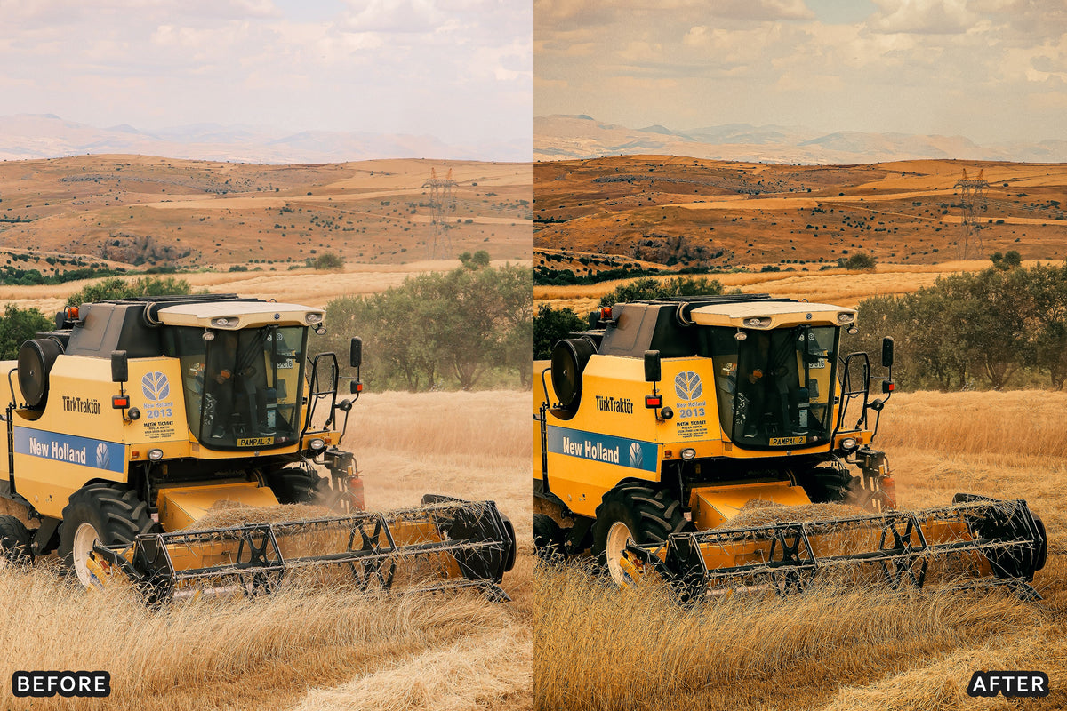 Harvest Farm Lightroom Presets before and after photo example 12