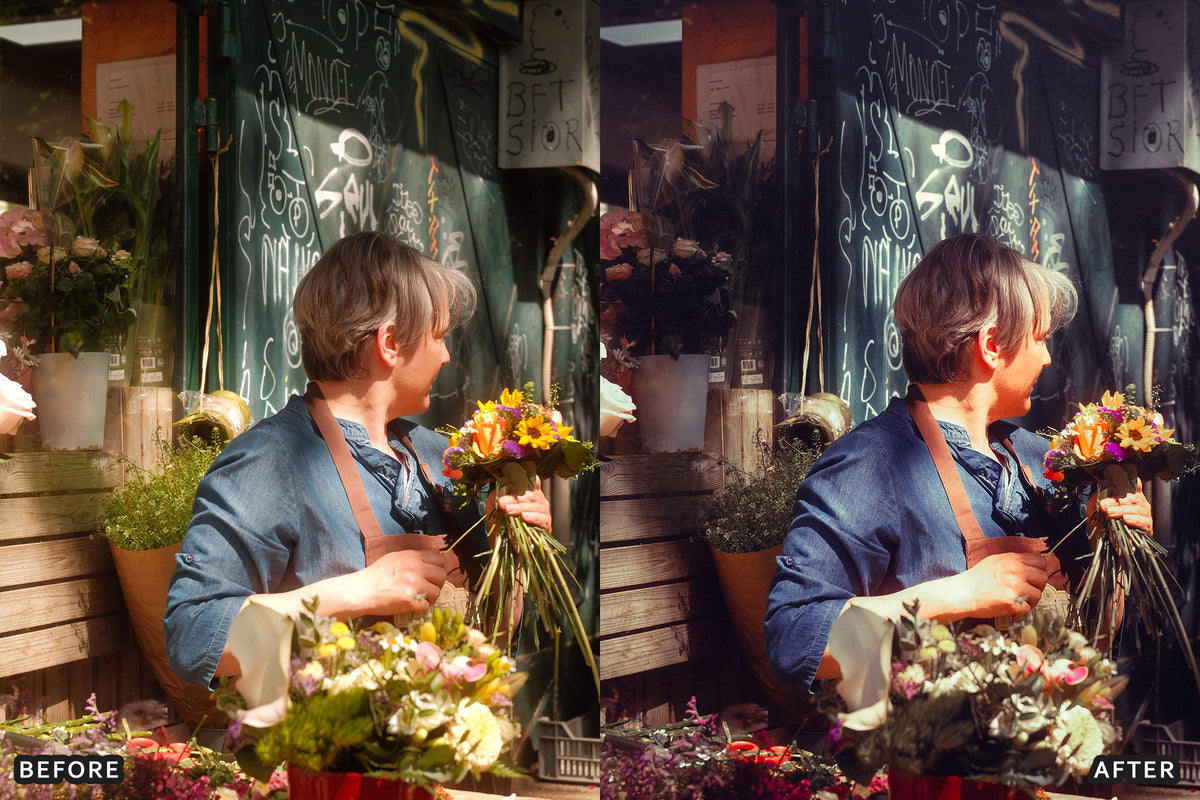 Royal Purple & Cherry Red Lightroom Presets before and after photo example 13