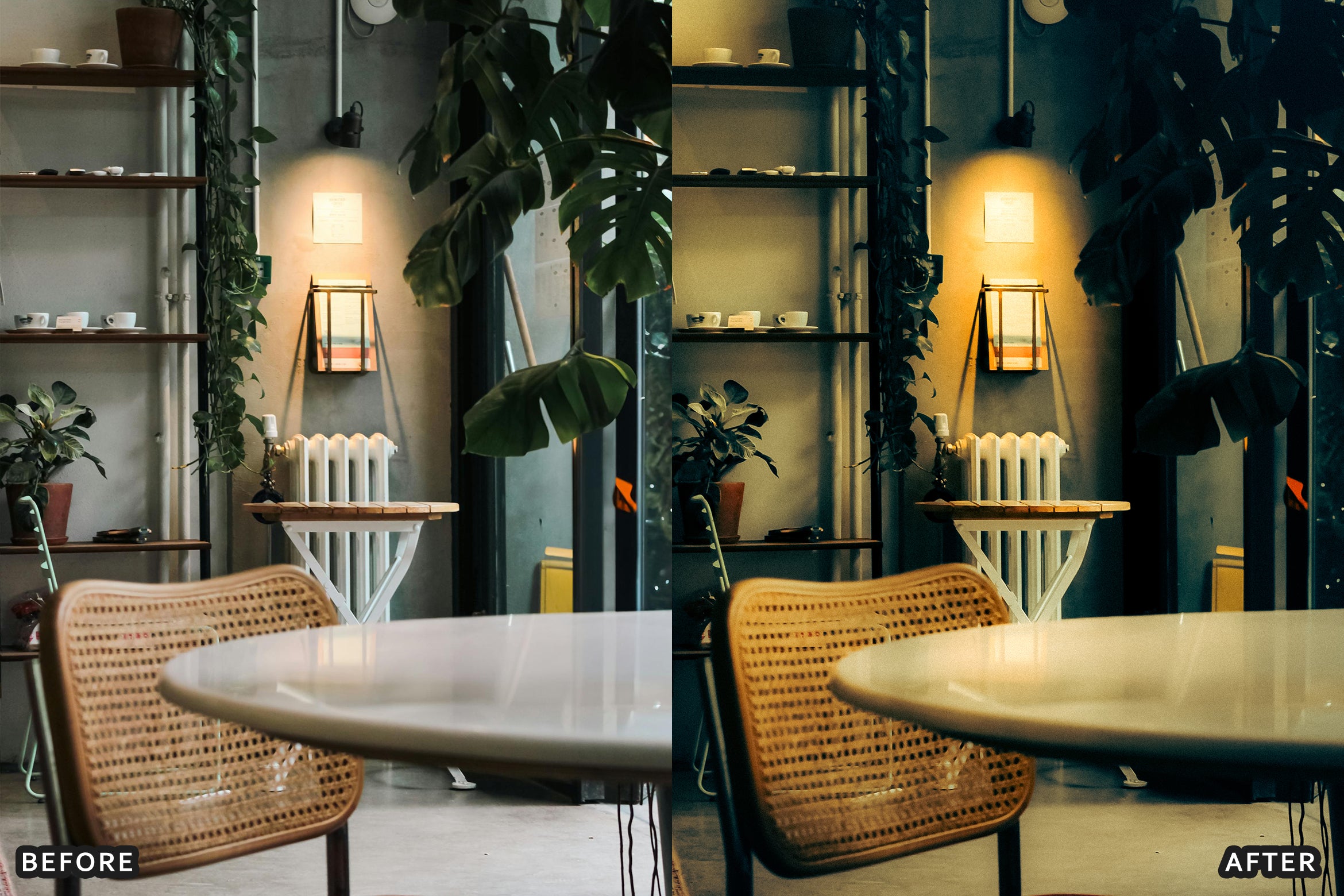 AI-Optimized Aesthetic Coffee Shop Warm Film Lightroom Presets