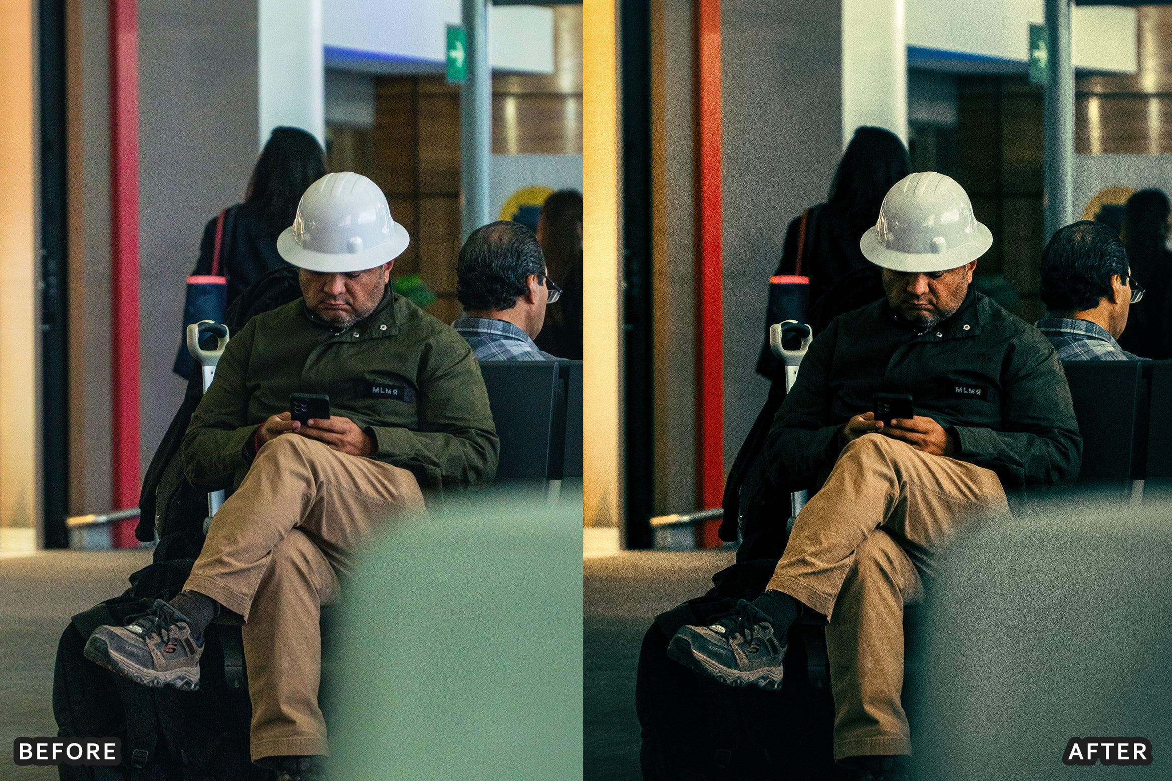 AI-Optimized Airport Terminal Film Lightroom Presets