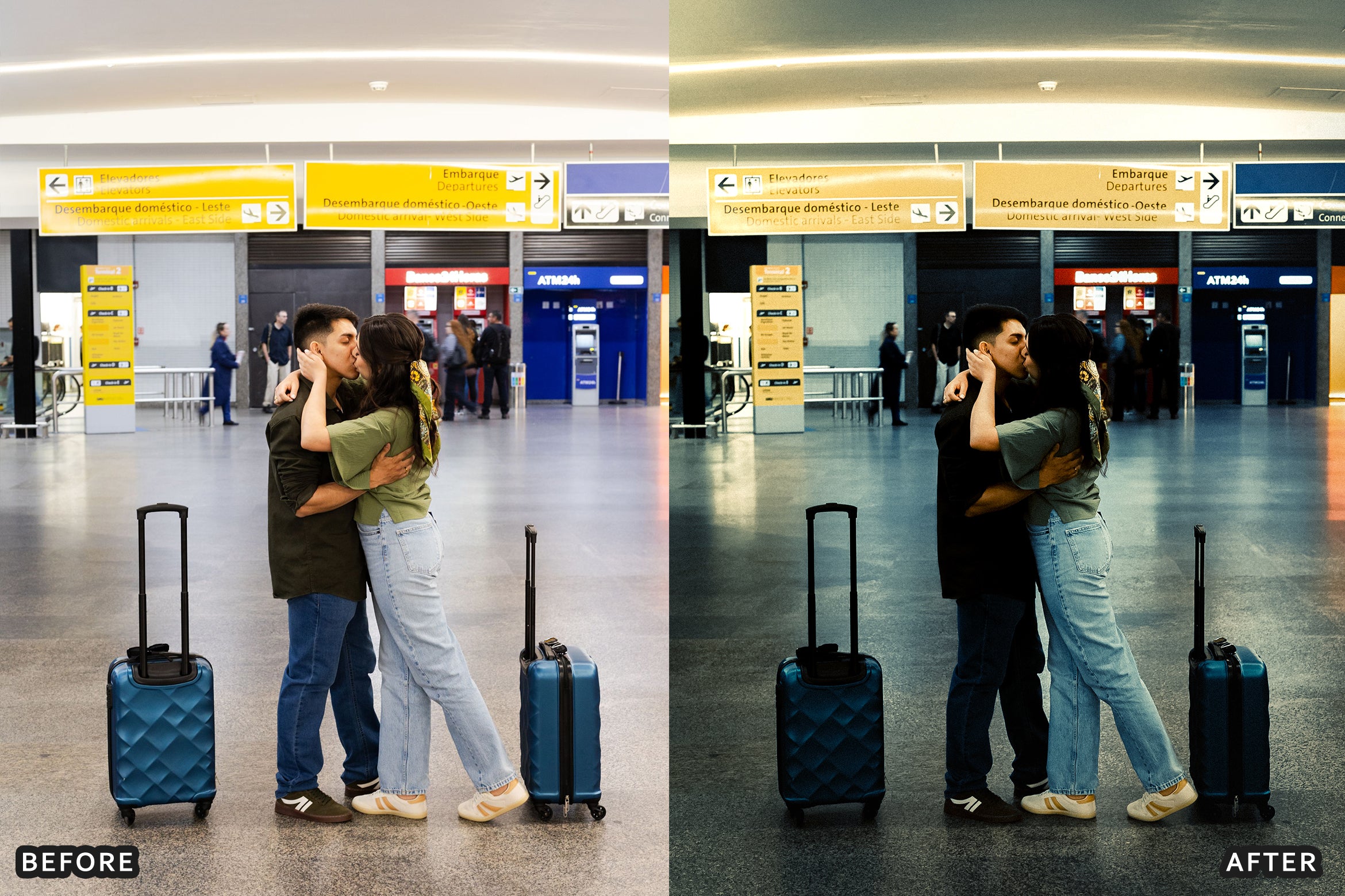 AI-Optimized Airport Terminal Film Lightroom Presets