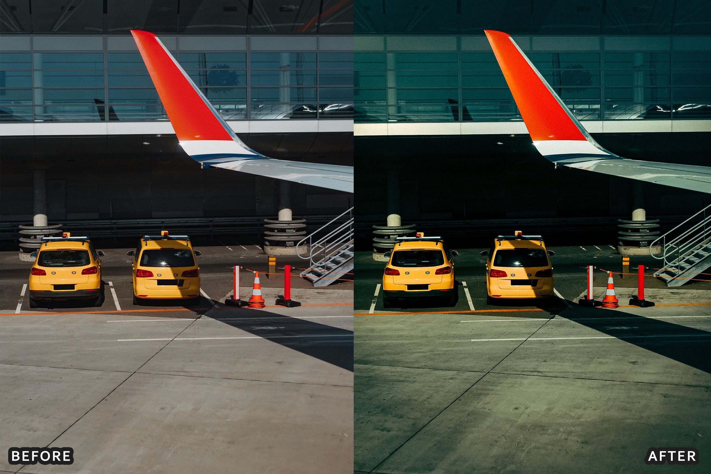 AI-Optimized Airport Terminal Film Lightroom Presets